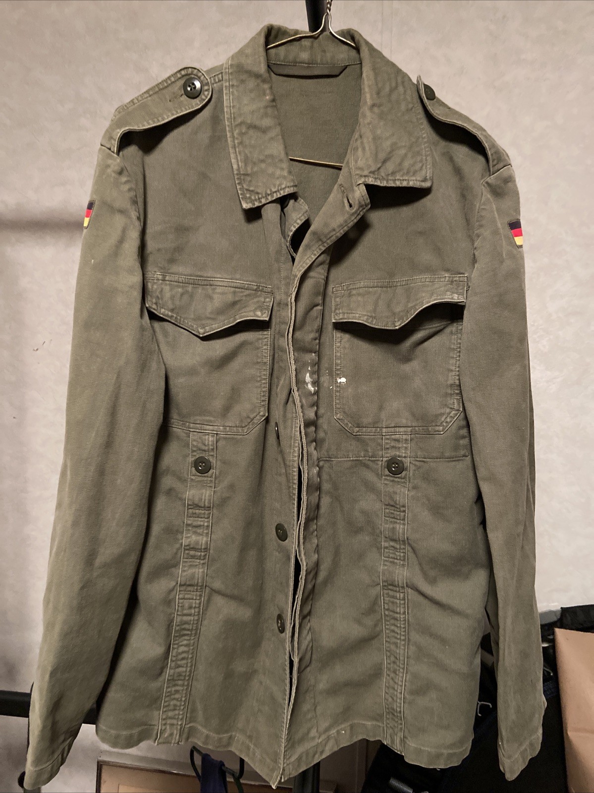 Vintage Small S German Bundeswehr Moleskin Army Jacket Adult Olive Green 1980 Vintage Small S German Bundeswehr Moleskin Army Jacket Adult Olive Green 1980
