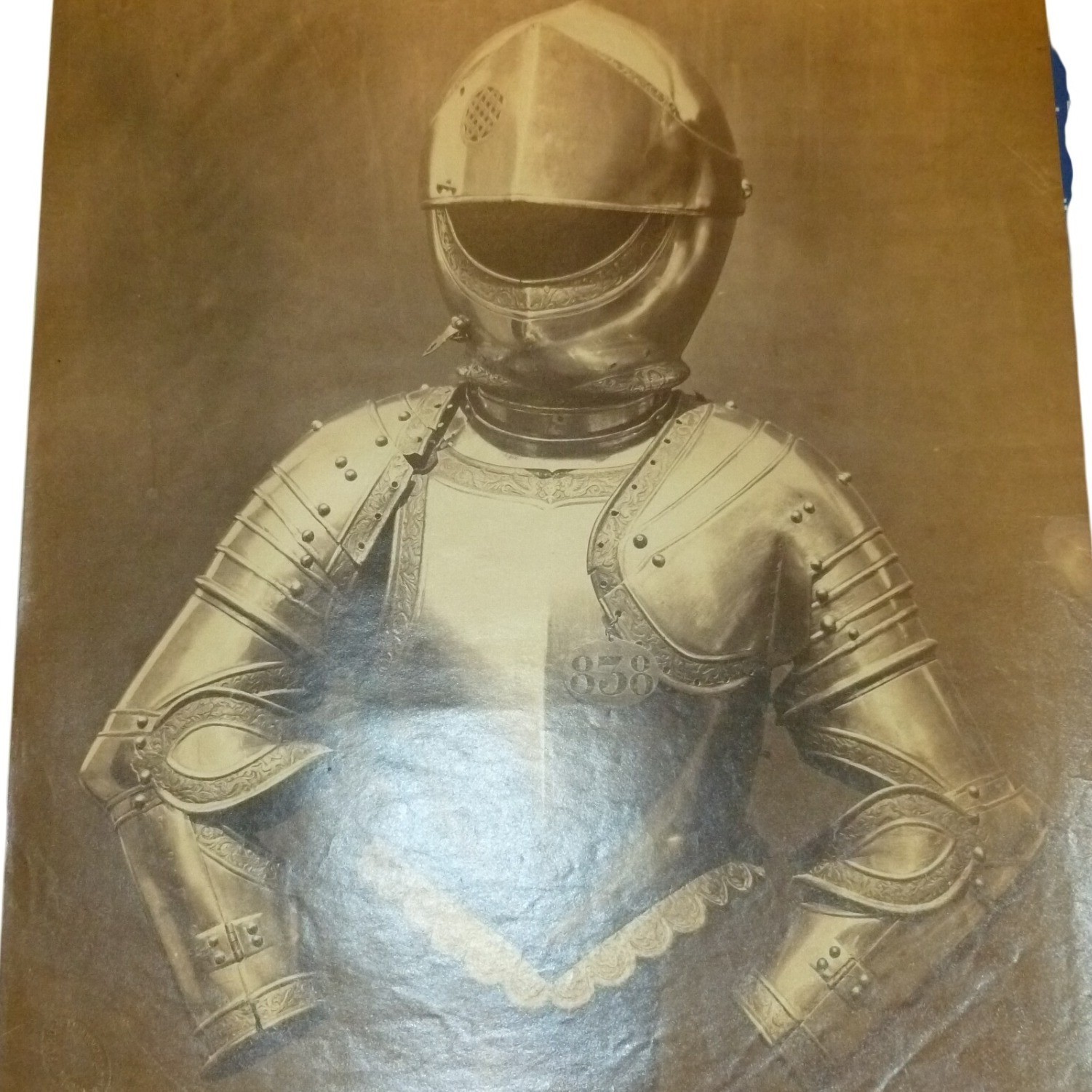 Charles Clifford 1860 Large Albumen Print Royal Spanish Armor Real Armeria 10x13 Charles Clifford 1860 Large Albumen Print Royal Spanish Armor Real Armeria 10x13