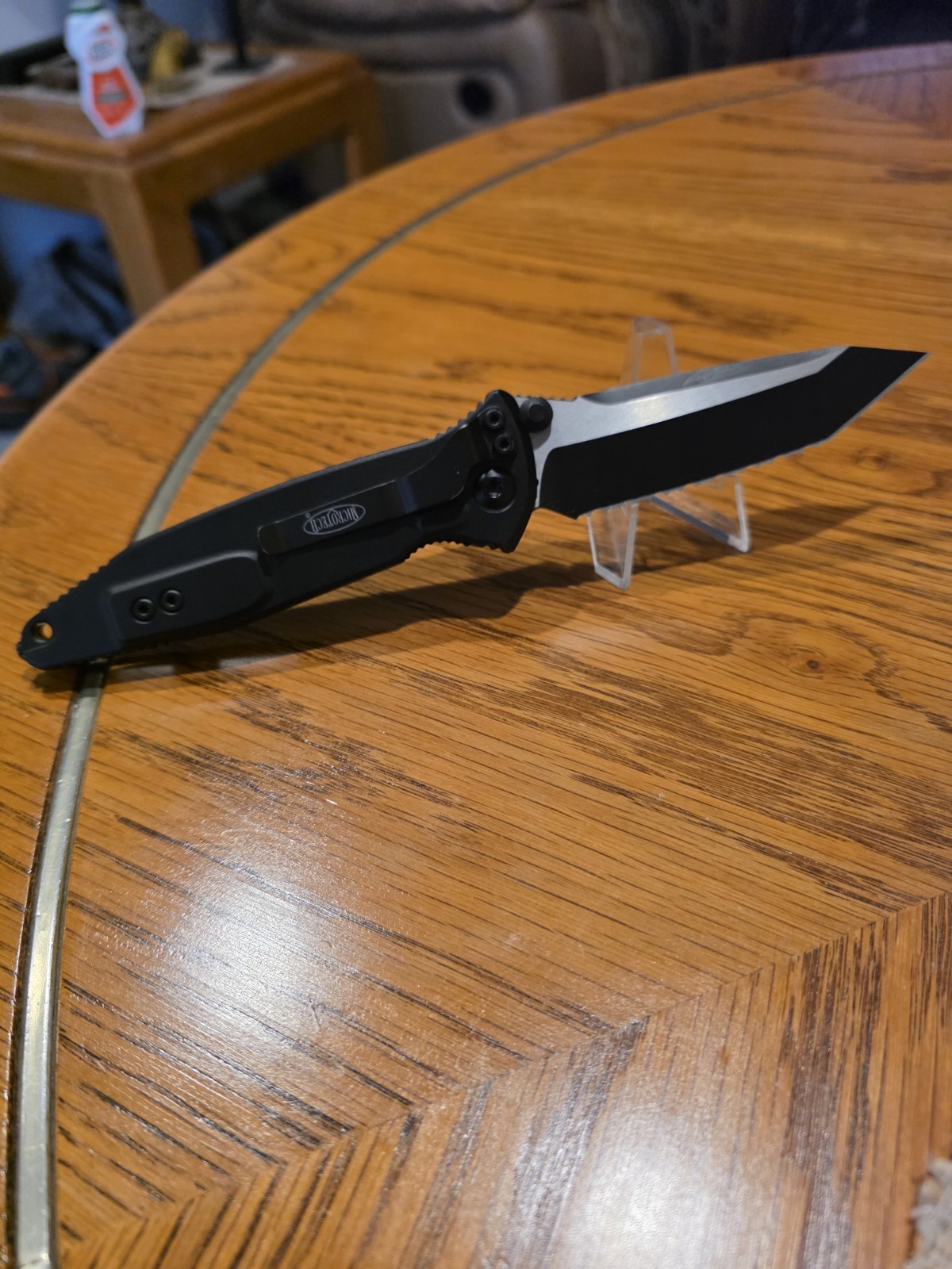 Microtech Socom Elite Tanto Full Serrated Manual Tactical.