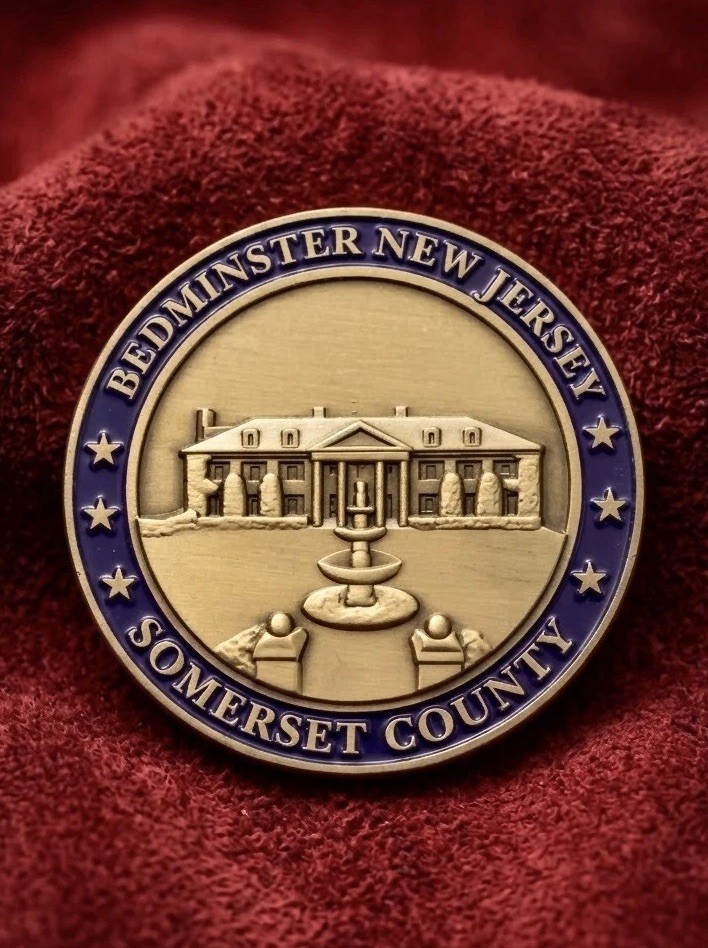 Rare Authentic President Donald J. Trump USSS PPD Bedminster NJ Challenge Coin Rare Authentic President Donald J. Trump USSS PPD Bedminster NJ Challenge Coin