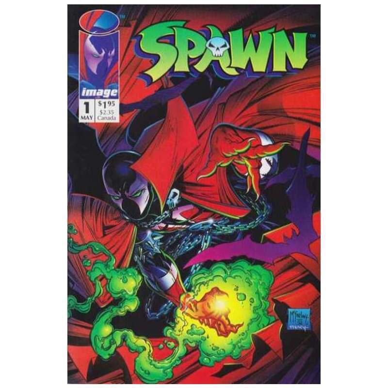 Spawn #1 in Near Mint minus condition. Image comics [m/