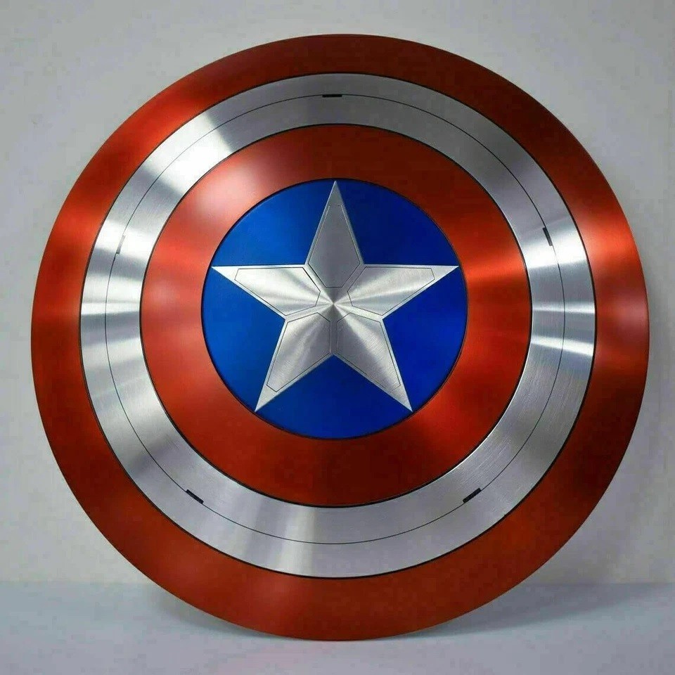 Captain America Shield Prop Handmade Replica First Avenger Shield Metal Shield Captain America Shield Prop Handmade Replica First Avenger Shield Metal Shield