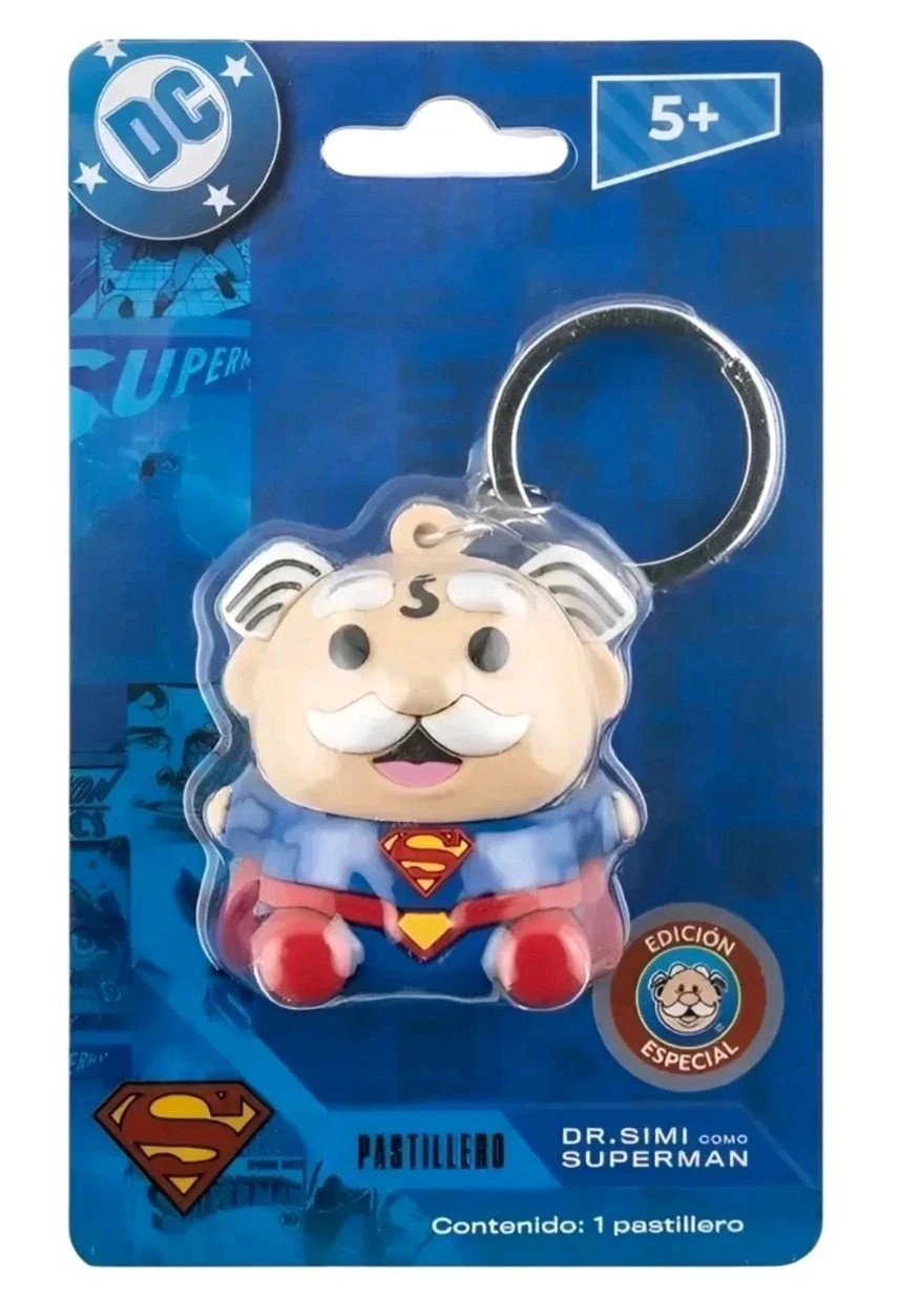 Dr Simi Superman Pastillero Llavero Keychain Pill Bottle Container Edicion Limit Dr Simi Superman Pastillero Llavero Keychain Pill Bottle Container Edicion Limit