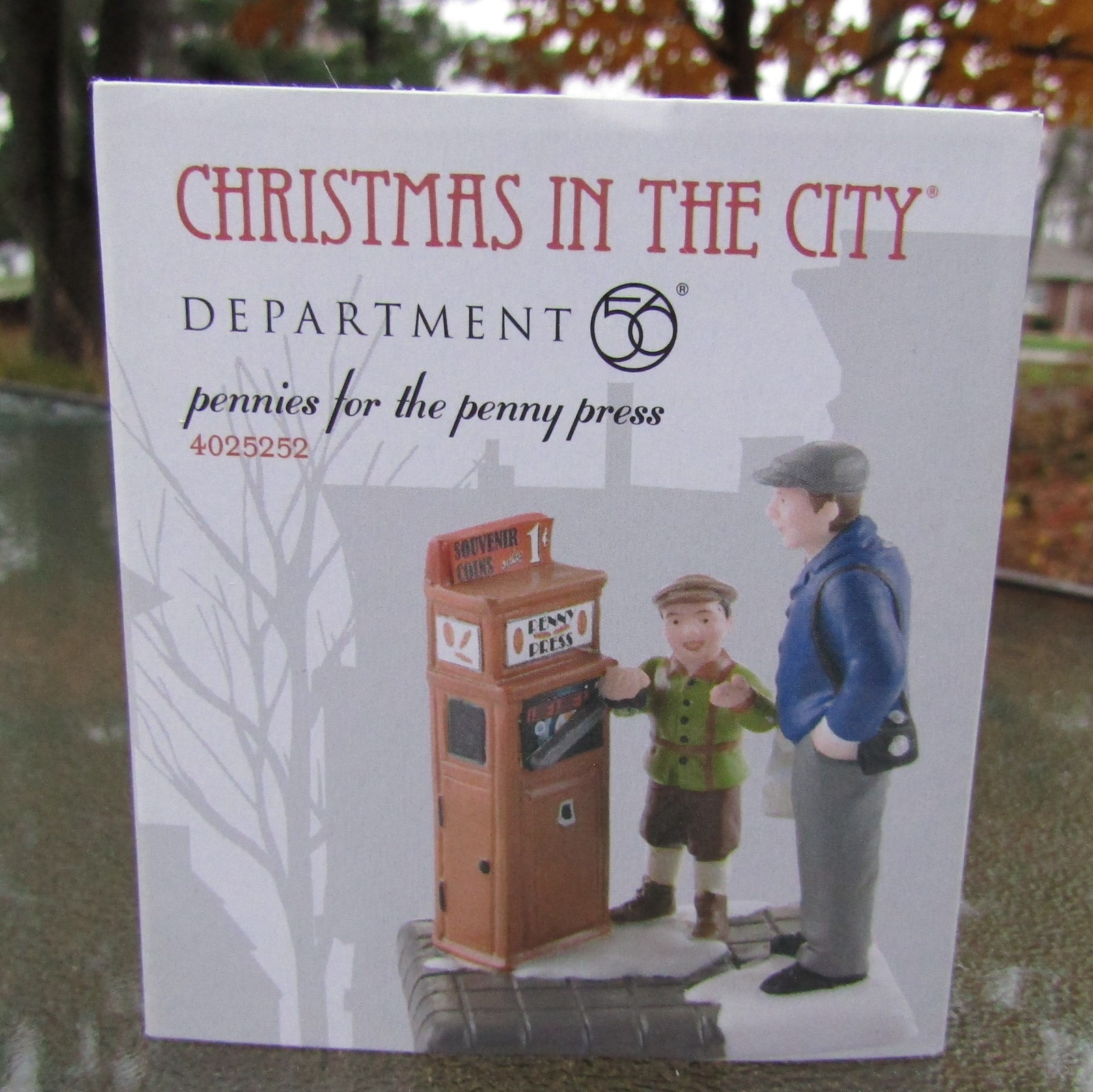 2012 Department Christmas In The City #4025252 PENNIES FOR THE PENNY PRESS Rare 2012 Department Christmas In The City #4025252 PENNIES FOR THE PENNY PRESS Rare