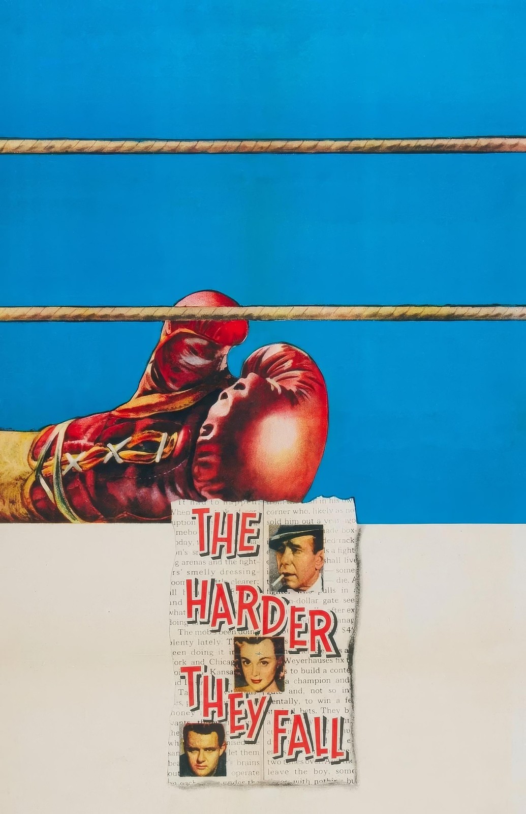 The Harder They Fall (1956) Movie Poster Print Wall Art Home Decor Vintage Film