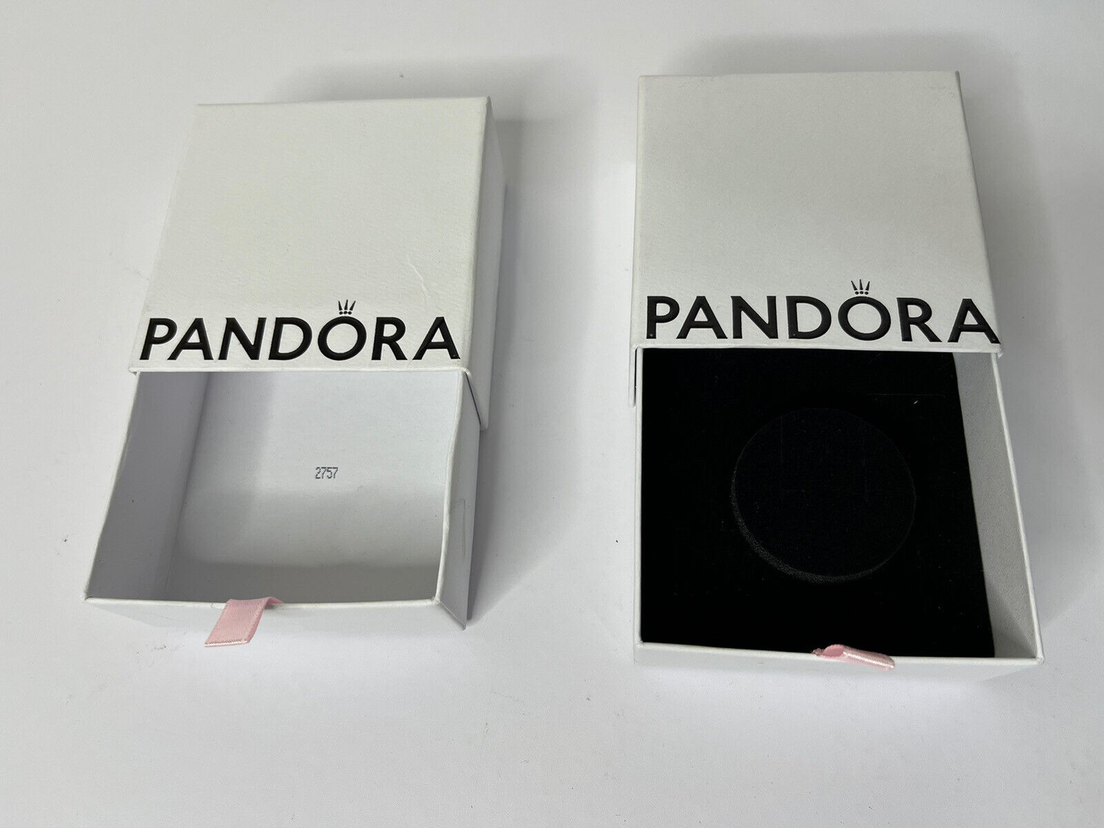 Set of 2 Pandora Slide Out Gift Boxes - One with Black Bracelet Insert 3\