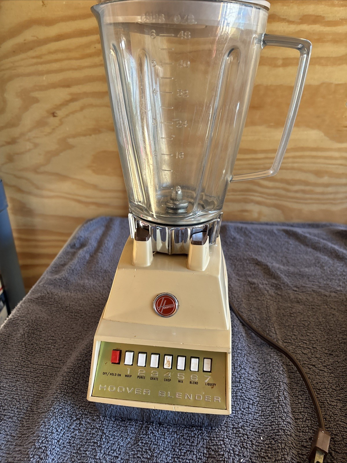 Hoover Blender 8951 600w 5.5amp 7-speed Vtg Tested Works Hoover Blender 8951 600w 5.5amp 7-speed Vtg Tested Works