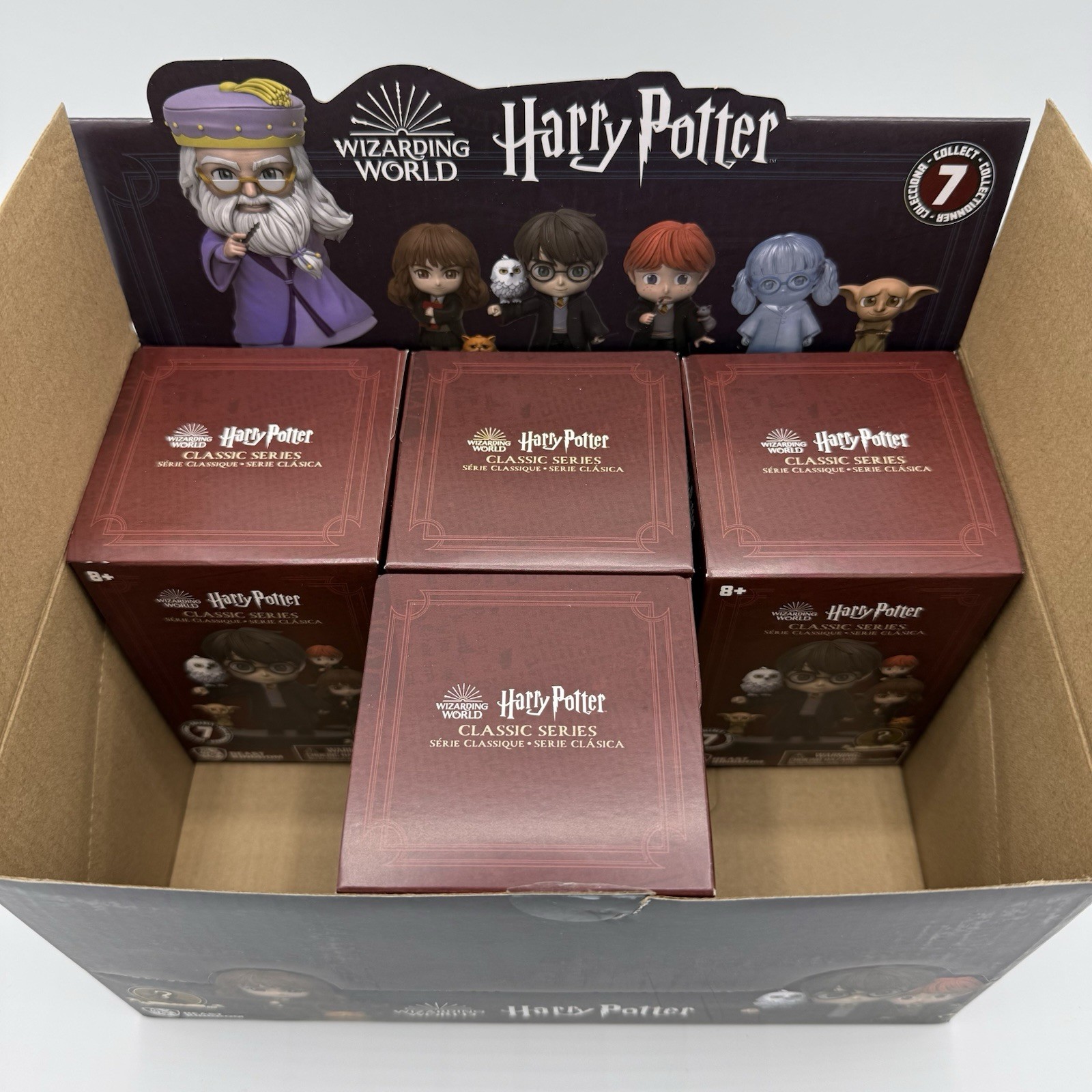YuMe Toys HARRY POTTER Wizarding World Hero Box with 4 NEW, SEALED Blind Boxes YuMe Toys HARRY POTTER Wizarding World Hero Box with 4 NEW, SEALED Blind Boxes