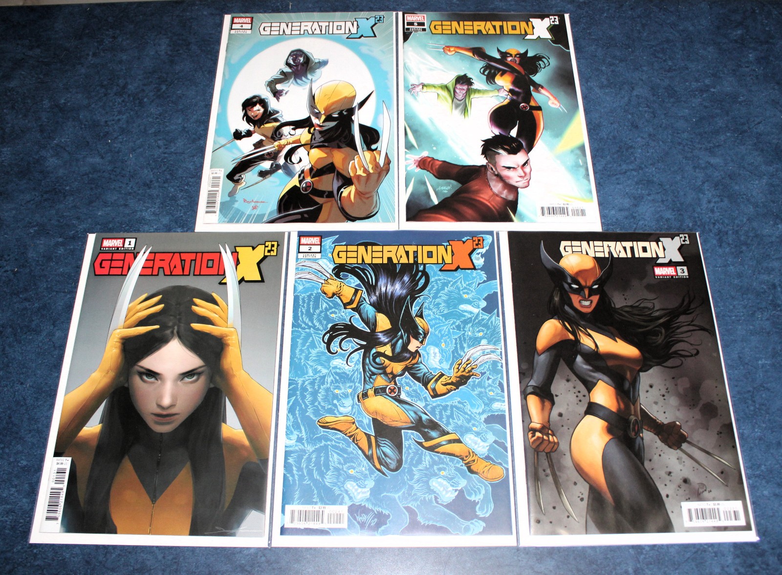 GENERATION X-23 #1 2 3 4 5 variant set MARVEL 2026 LUARA KINNEY WOLVERINE X-MEN GENERATION X-23 #1 2 3 4 5 variant set MARVEL 2026 LUARA KINNEY WOLVERINE X-MEN
