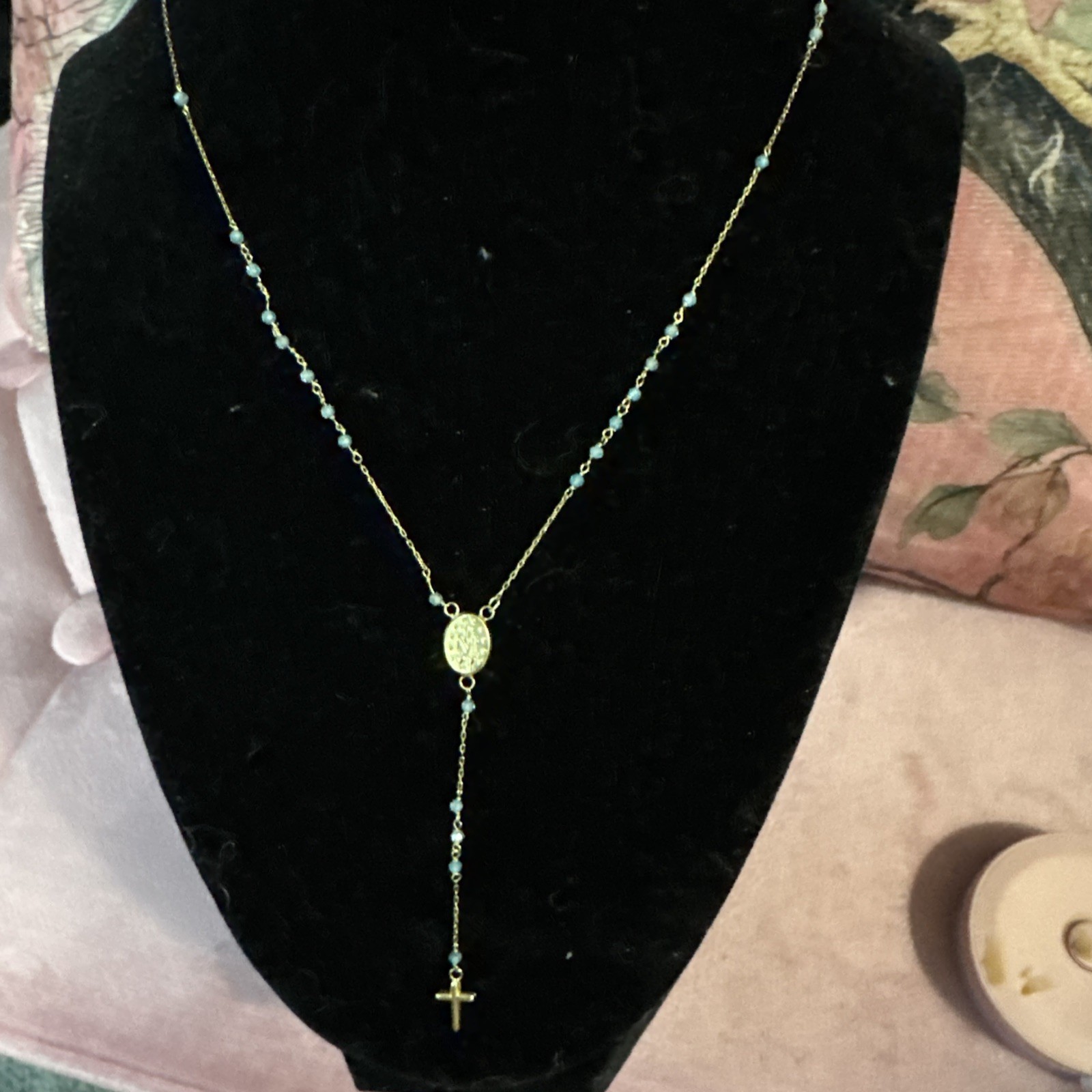 18K Solid Gold Child’s Rosary Purchased In Ecuador 18K Solid Gold Child’s Rosary Purchased In Ecuador