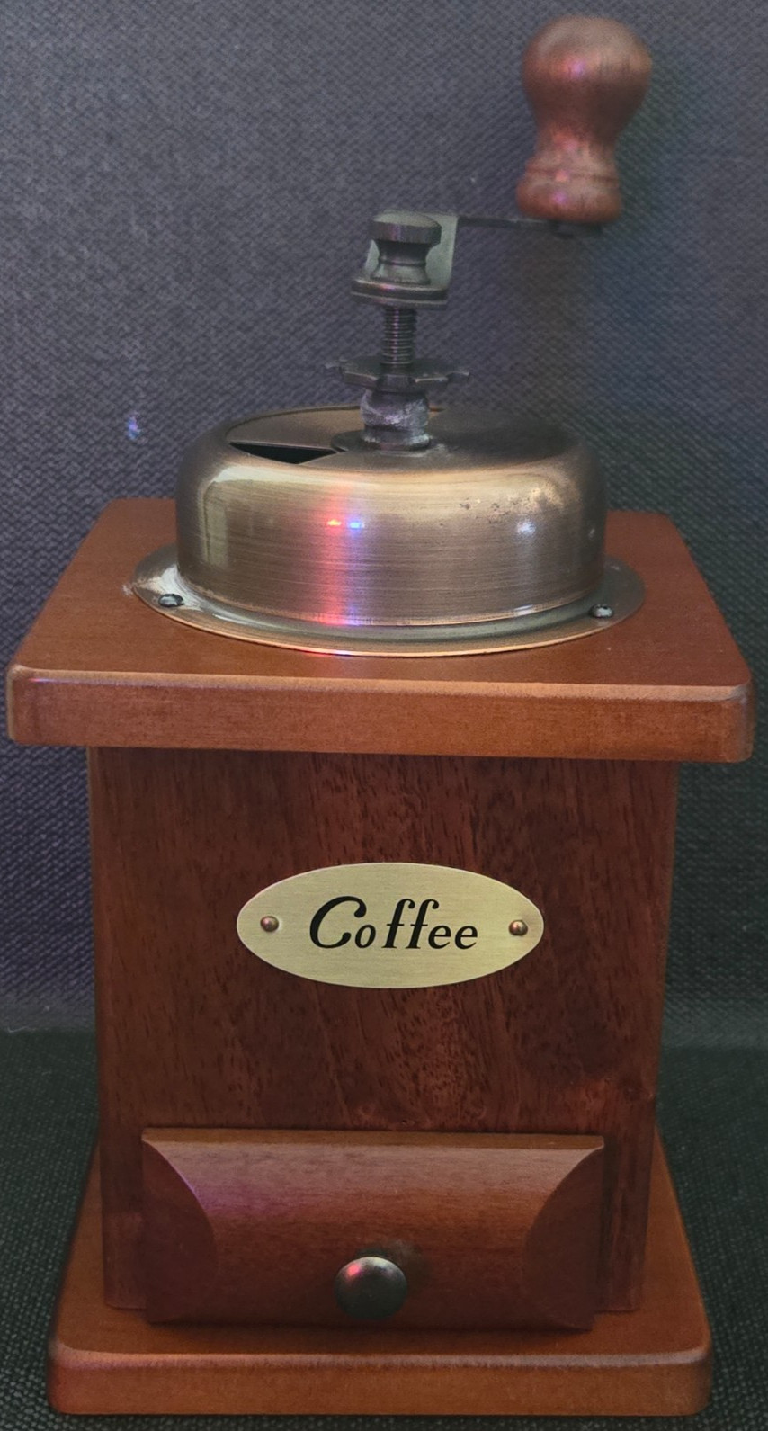 Unbranded Wood Manual Crank Coffee Grinder Unbranded Wood Manual Crank Coffee Grinder