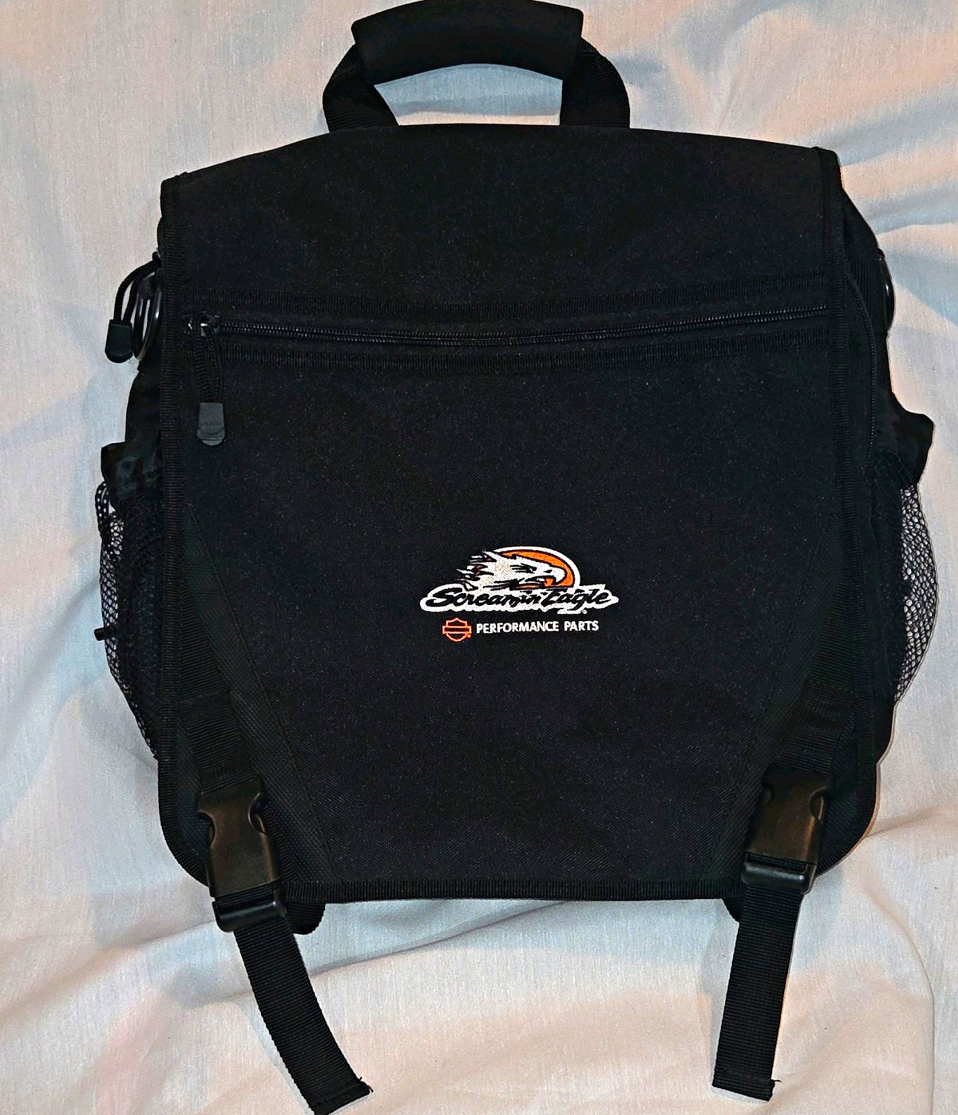 VTG Harley Davidson Screamin Eagle Messenger Bag Leeds 8400-12BK Crossbody NWOT VTG Harley Davidson Screamin Eagle Messenger Bag Leeds 8400-12BK Crossbody NWOT