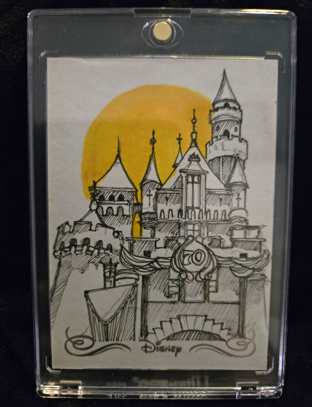 Topps 2025 Disneyland 70th Anniversary Original Sketch Insert Auto Ian Makesson Topps 2025 Disneyland 70th Anniversary Original Sketch Insert Auto Ian Makesson