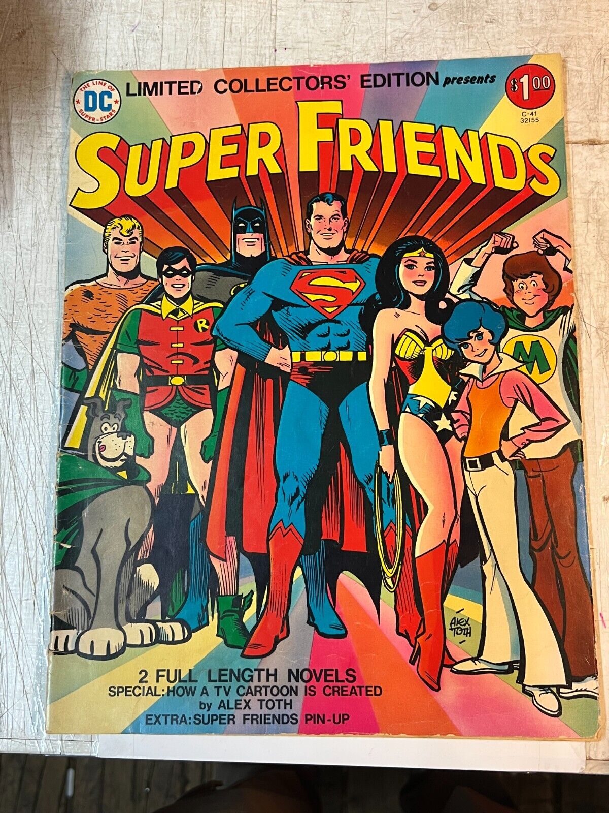 Super Friends Limited Collectors Edition C-41 ORIGINAL Vintage 1975 DC Comics | 