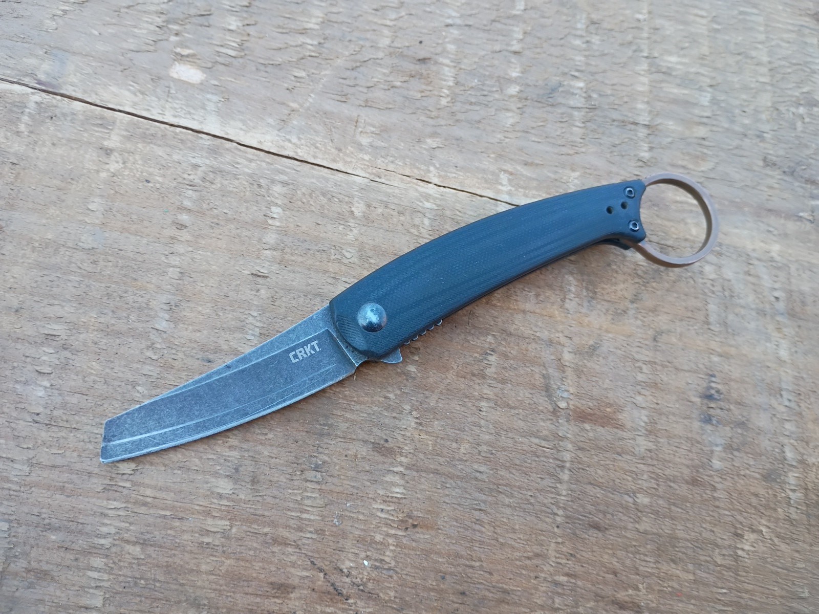 CRKT IBI Voxnaes Design 7150 Folding Pocket Knife With Finger Loop CRKT IBI Voxnaes Design 7150 Folding Pocket Knife With Finger Loop