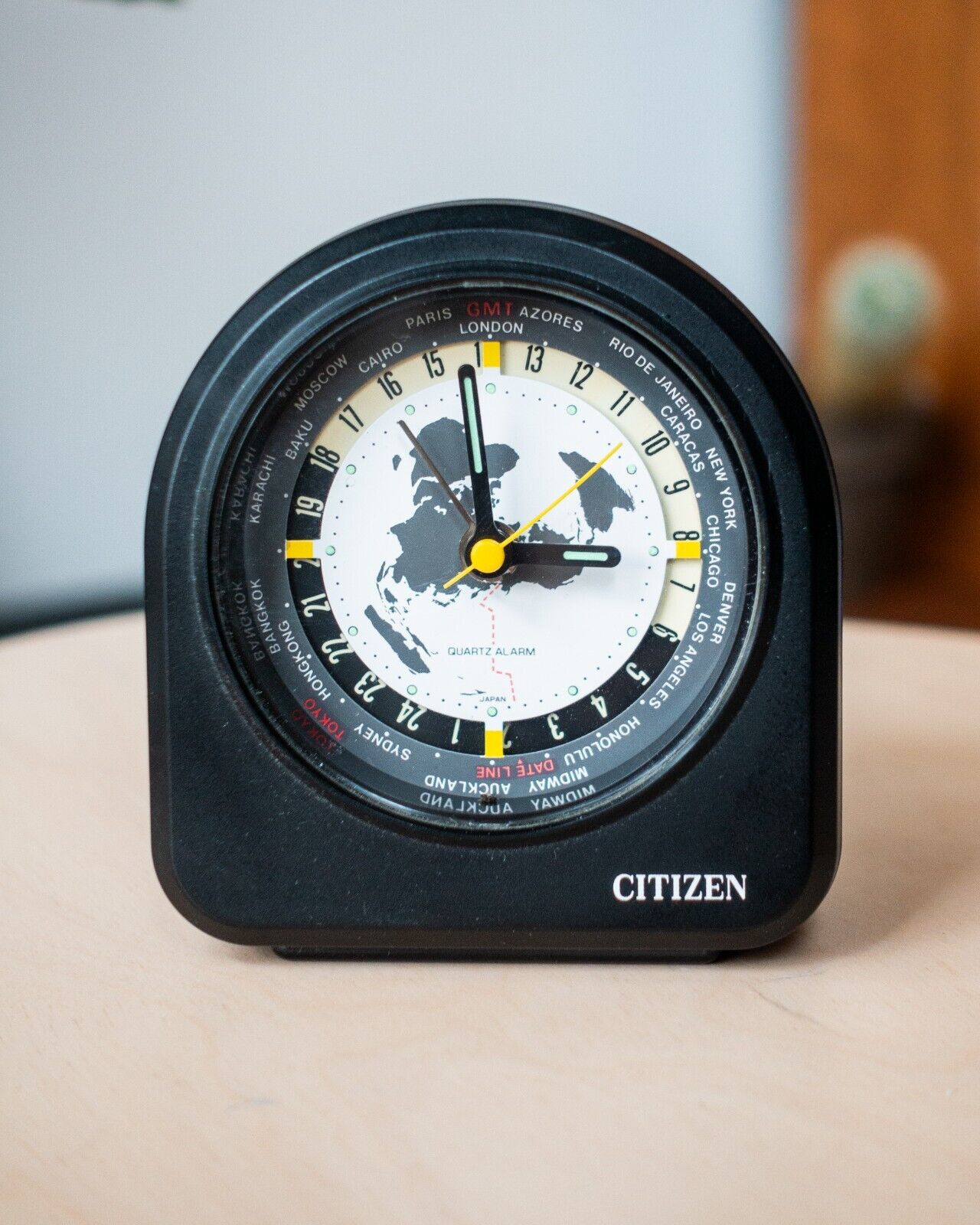 Citizen GMT World Time Alarm Clock Quartz 4RW602 JDM