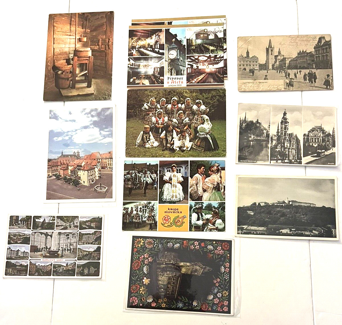 11 Czech Republic Postcards 2 Posted w/ Stamps 1 Undivided Prague 11 Czech Republic Postcards 2 Posted w/ Stamps 1 Undivided Prague