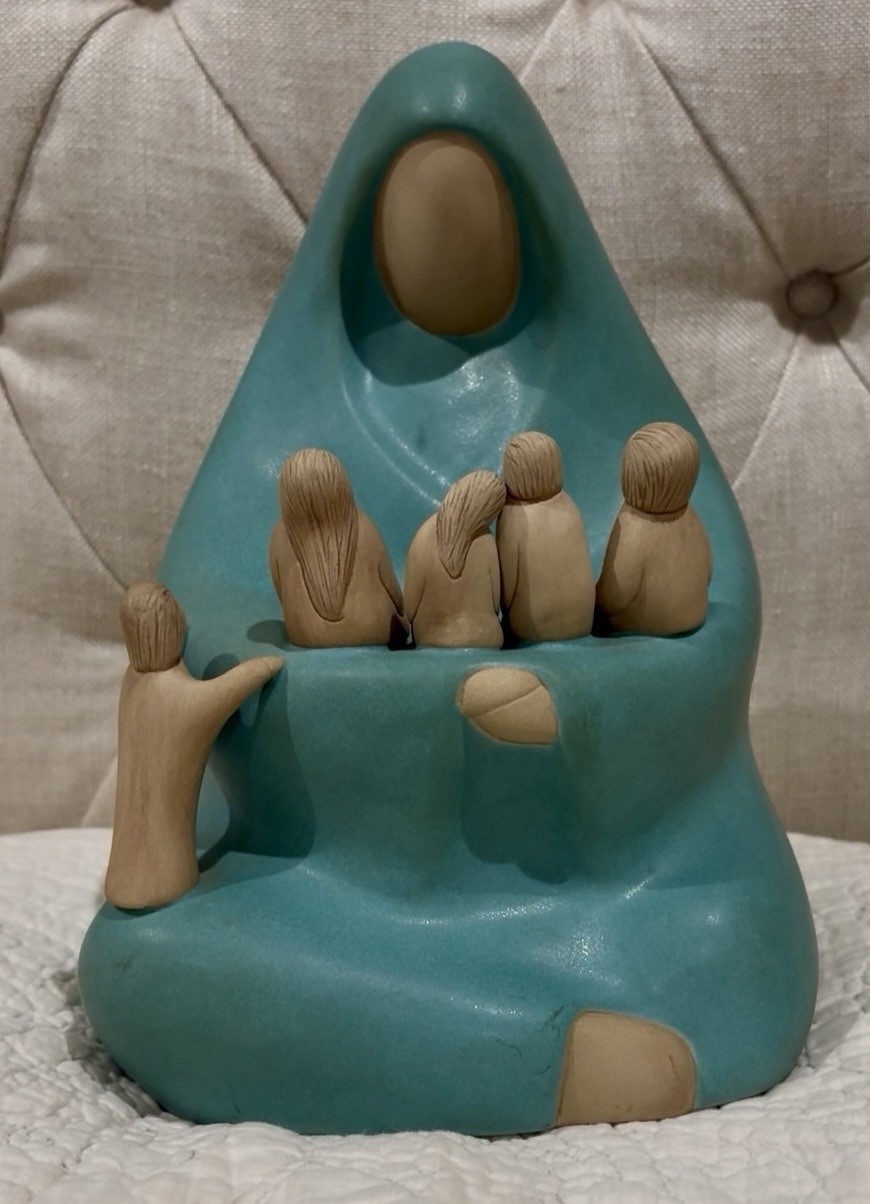 Vintage 1990 Jack Black Navajo Pottery Storyteller “Room for One More” 13” Large Vintage 1990 Jack Black Navajo Pottery Storyteller “Room for One More” 13” Large
