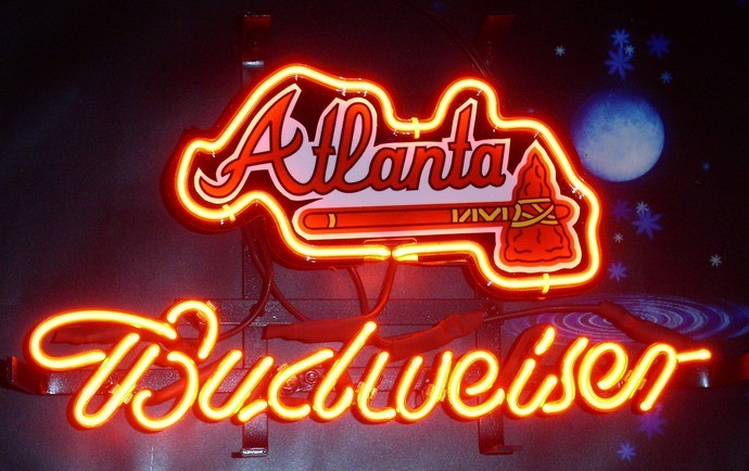 Atlanta Braves Beer Pale Lager 20"x16" Neon Sign Light Lamp Garage Man Cave Atlanta Braves Beer Pale Lager 20"x16" Neon Sign Light Lamp Garage Man Cave
