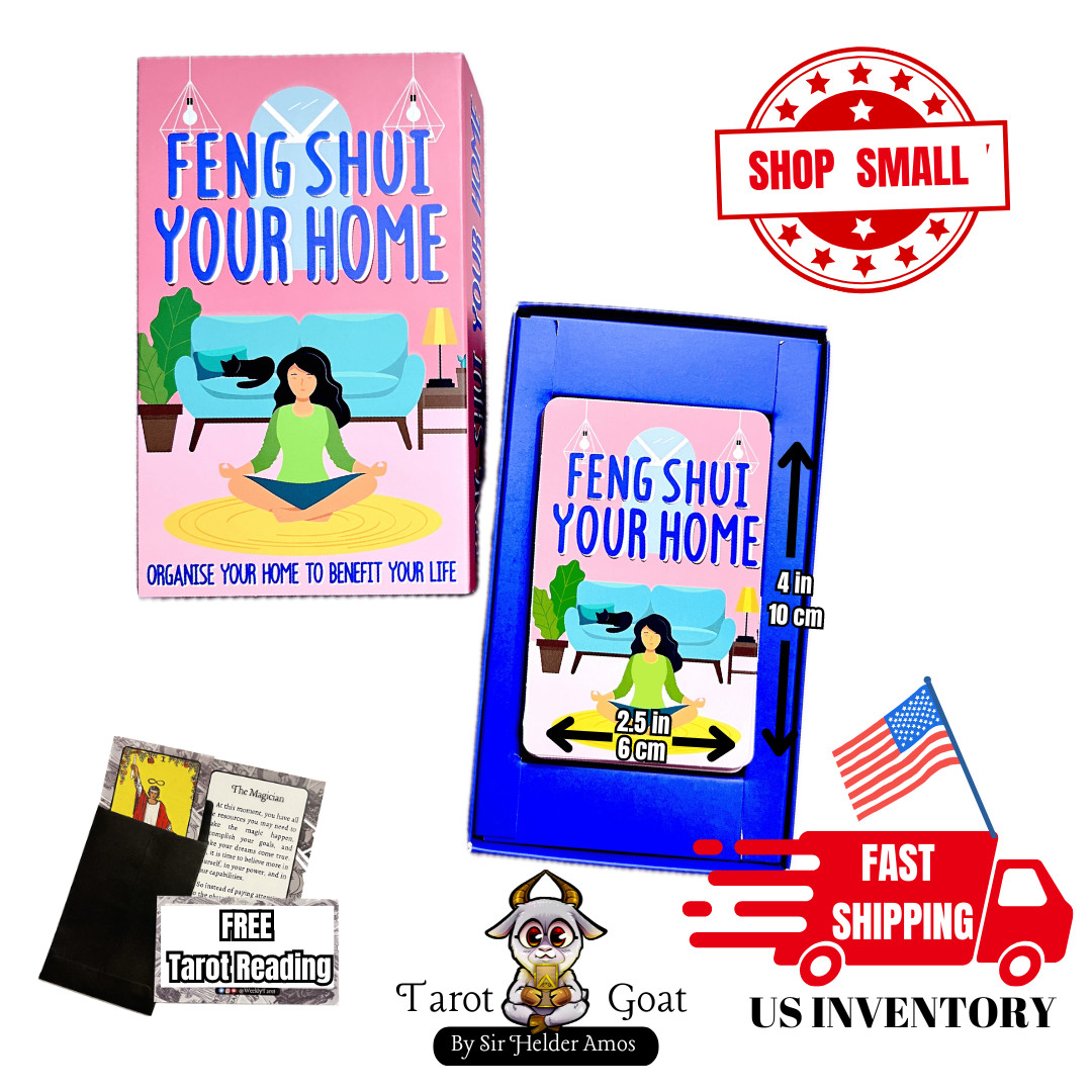 Feng Shui Your Home - Set of 100 Cards to learn about Feng Shui and Home Decor