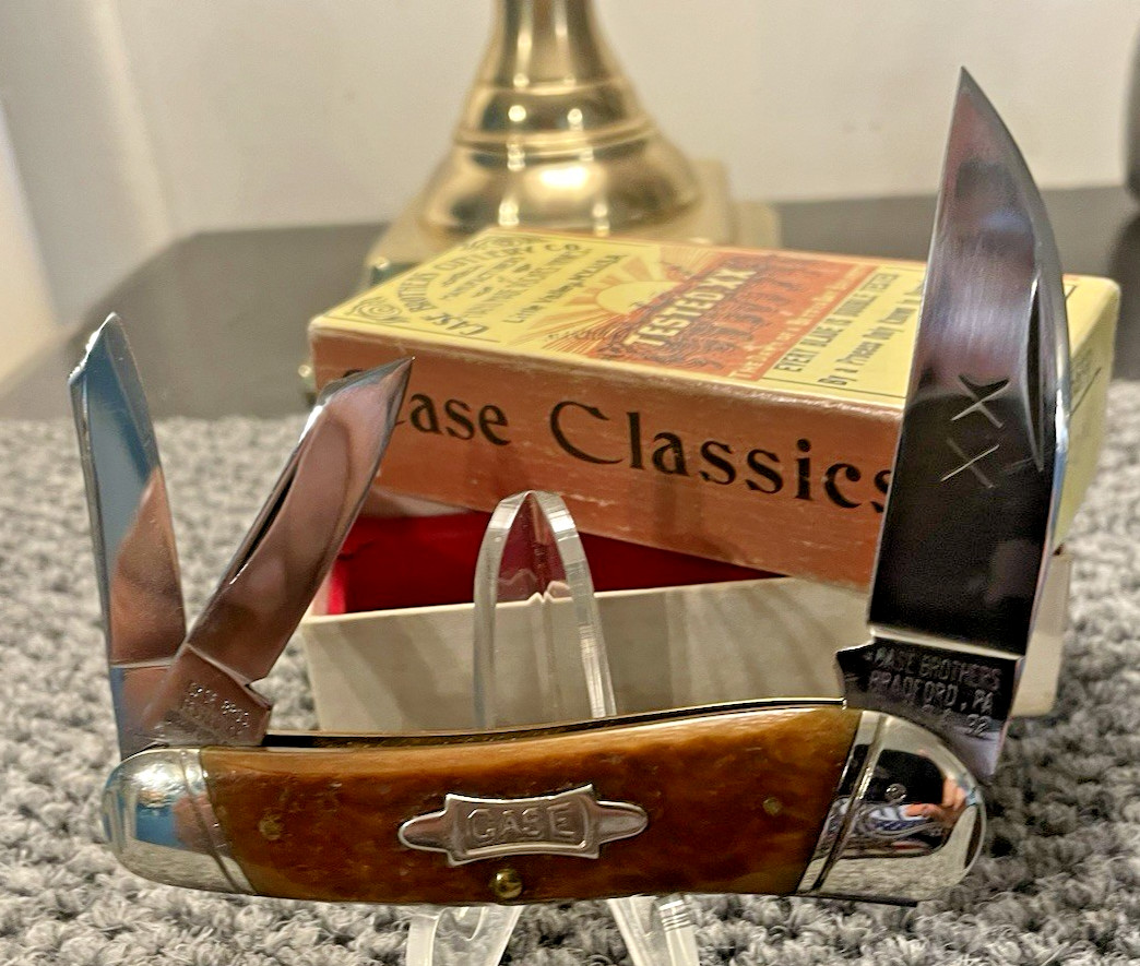**RARE** 1992 Case XX Classics Wharncliff Whittler (6355BR) w/Box - Prototype #0 **RARE** 1992 Case XX Classics Wharncliff Whittler (6355BR) w/Box - Prototype #0
