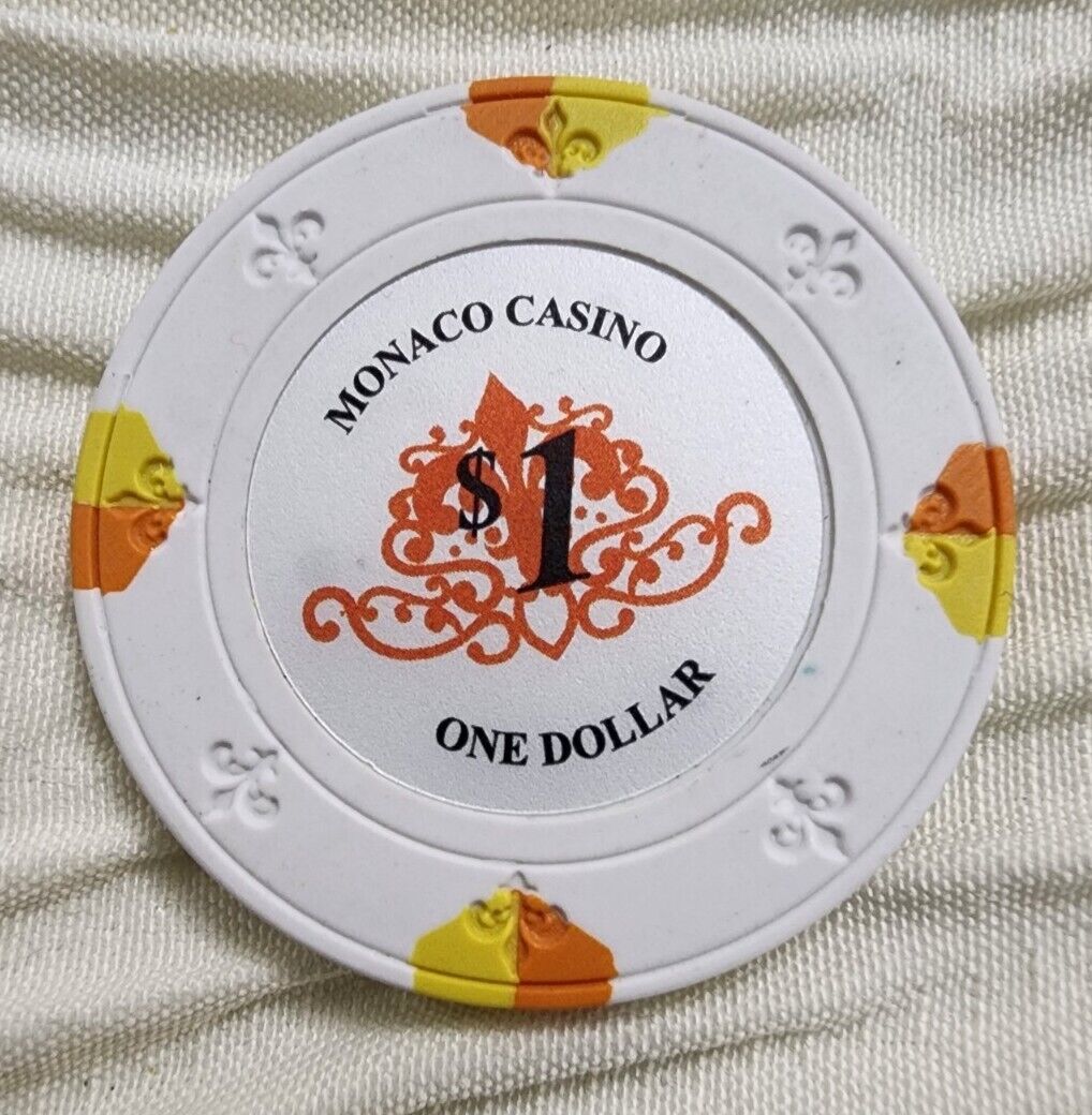 monaco casino chips $1 Dollar Brand New Never Used High Quality Quantity 47