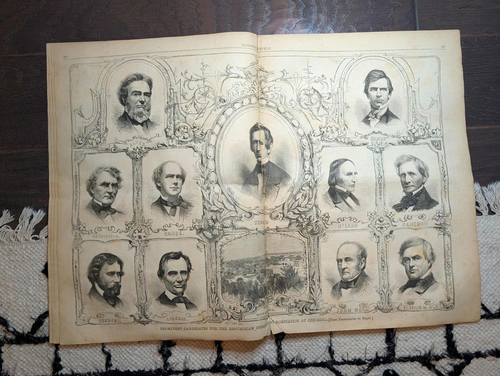 1860 Early Beardless Lincoln — Pre-Nomination Republican Convention May 12