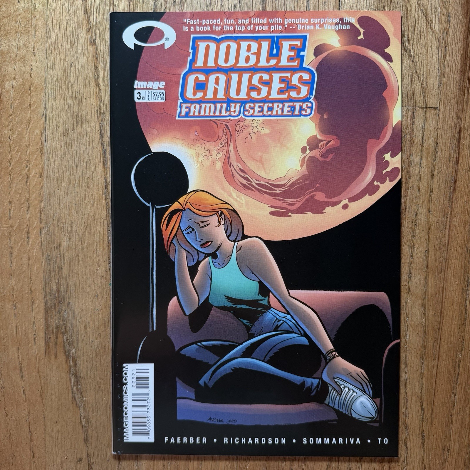 Noble Causes Family Secrets #3 1st Cameo Invincible App Cvr A Image 2002 VFNM Noble Causes Family Secrets #3 1st Cameo Invincible App Cvr A Image 2002 VFNM