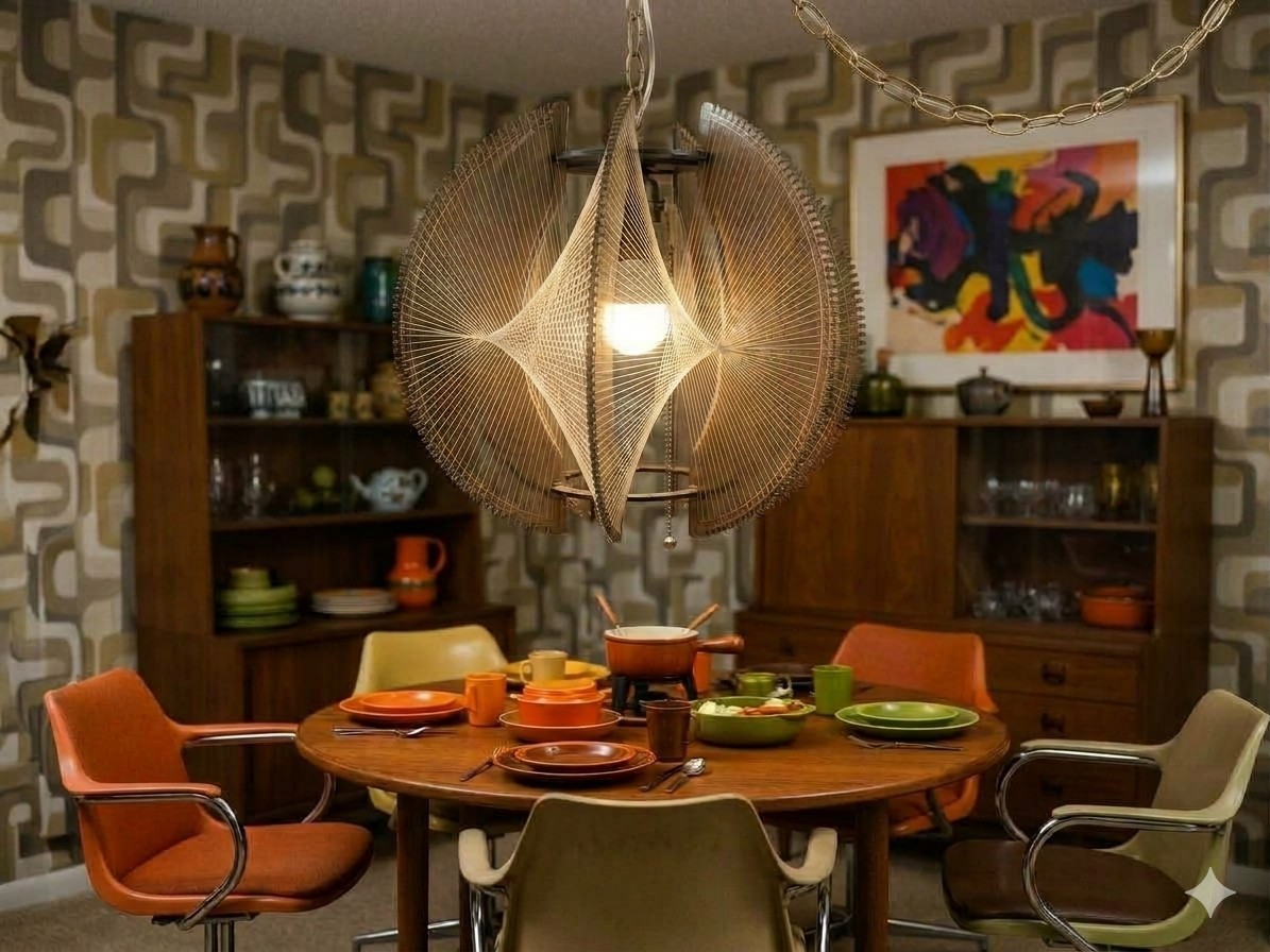 Vintage Paul Secon Sompex Smoked Perspex Swag Chandelier | Space Age Atomic