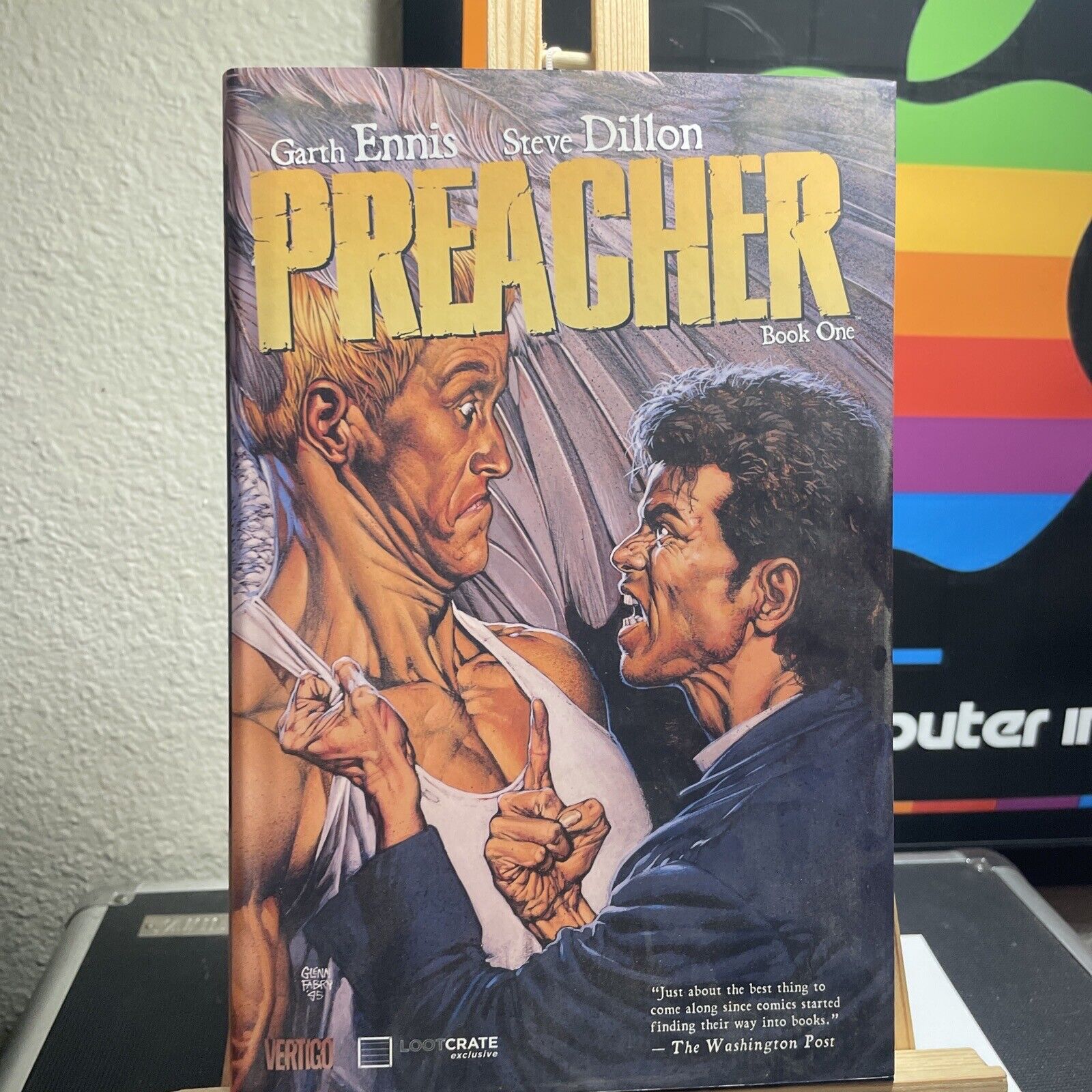 Preacher - Book One - Hardcover Graphic Novel Ennis Dillon - LootCrate DX