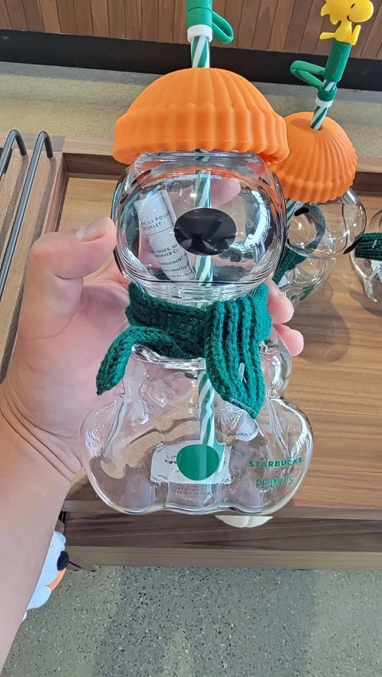 Special Edition Presale Starbucks x Peanuts Snoopy Glass Cup -US SELLER Special Edition Presale Starbucks x Peanuts Snoopy Glass Cup -US SELLER