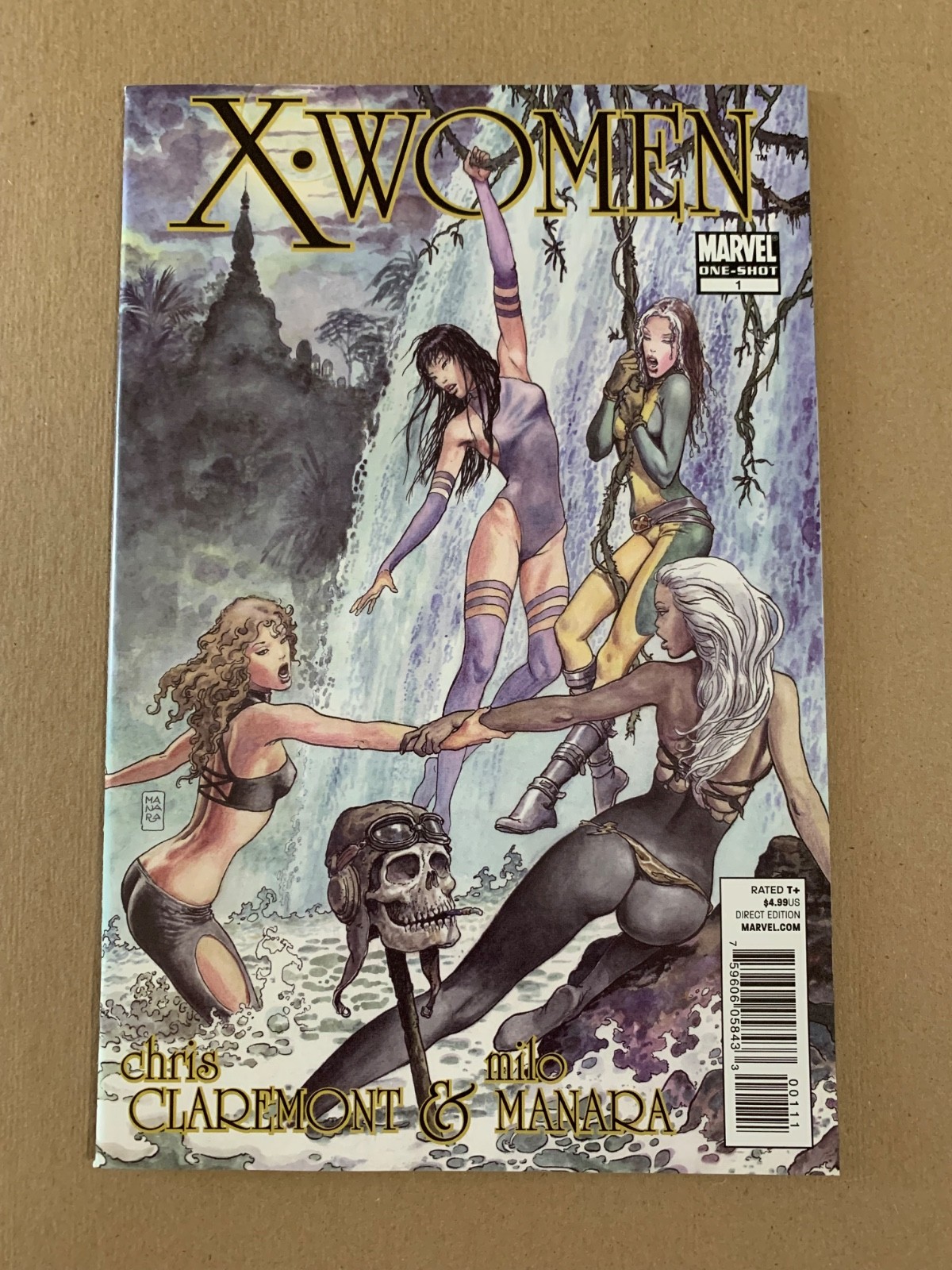 X-WOMEN #1 by CHRIS CLAREMONT & MILO MANARA, MARVEL 2010, ROGUE, PSYLOCKE, STORM