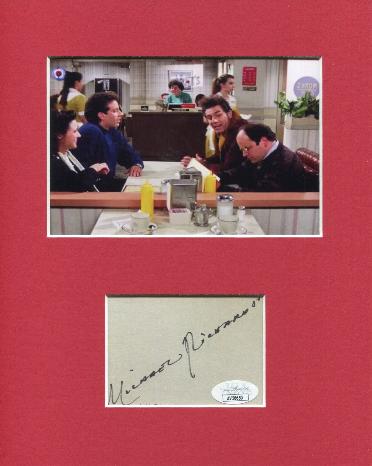 Michael Richards Cosmo Kramer Seinfeld Signed Autograph Photo Display JSA Michael Richards Cosmo Kramer Seinfeld Signed Autograph Photo Display JSA