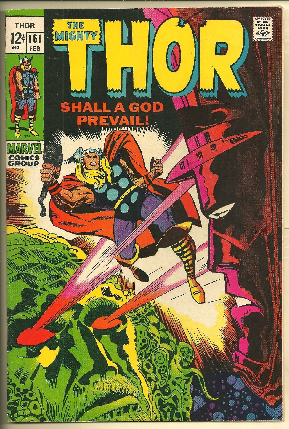 The Mighty Thor #161 VF (1969) Origin of Galactus vs. Ego the Living Planet The Mighty Thor #161 VF (1969) Origin of Galactus vs. Ego the Living Planet