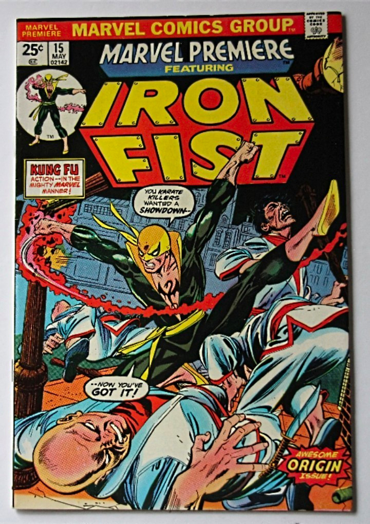 Marvel Comics Marvel Premiere #15 Iron Fist Origin 1974 Roy Thomas Gil Kane