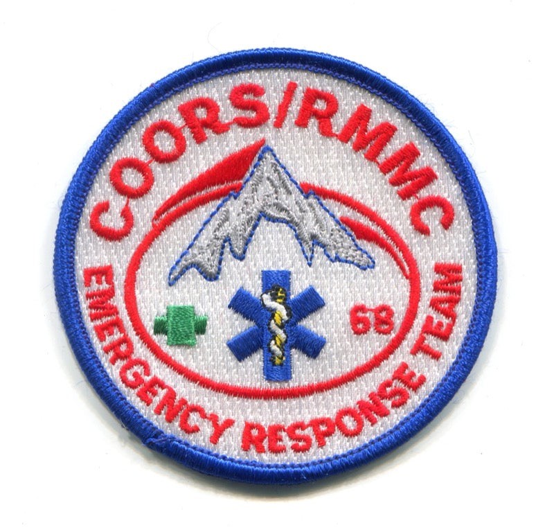Coors Brewery Emergency Response Team ERT Patch Colorado CO Beer Fire EMS Coors Brewery Emergency Response Team ERT Patch Colorado CO Beer Fire EMS
