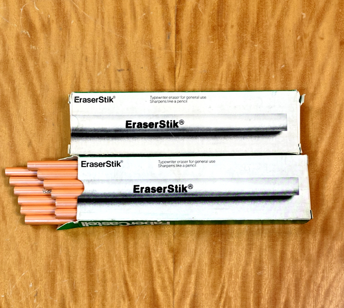 A.W. Faber-Castell Eraser Stik 7066B Typewriter Eraser Stick: VTG 2 Boxes of 12
