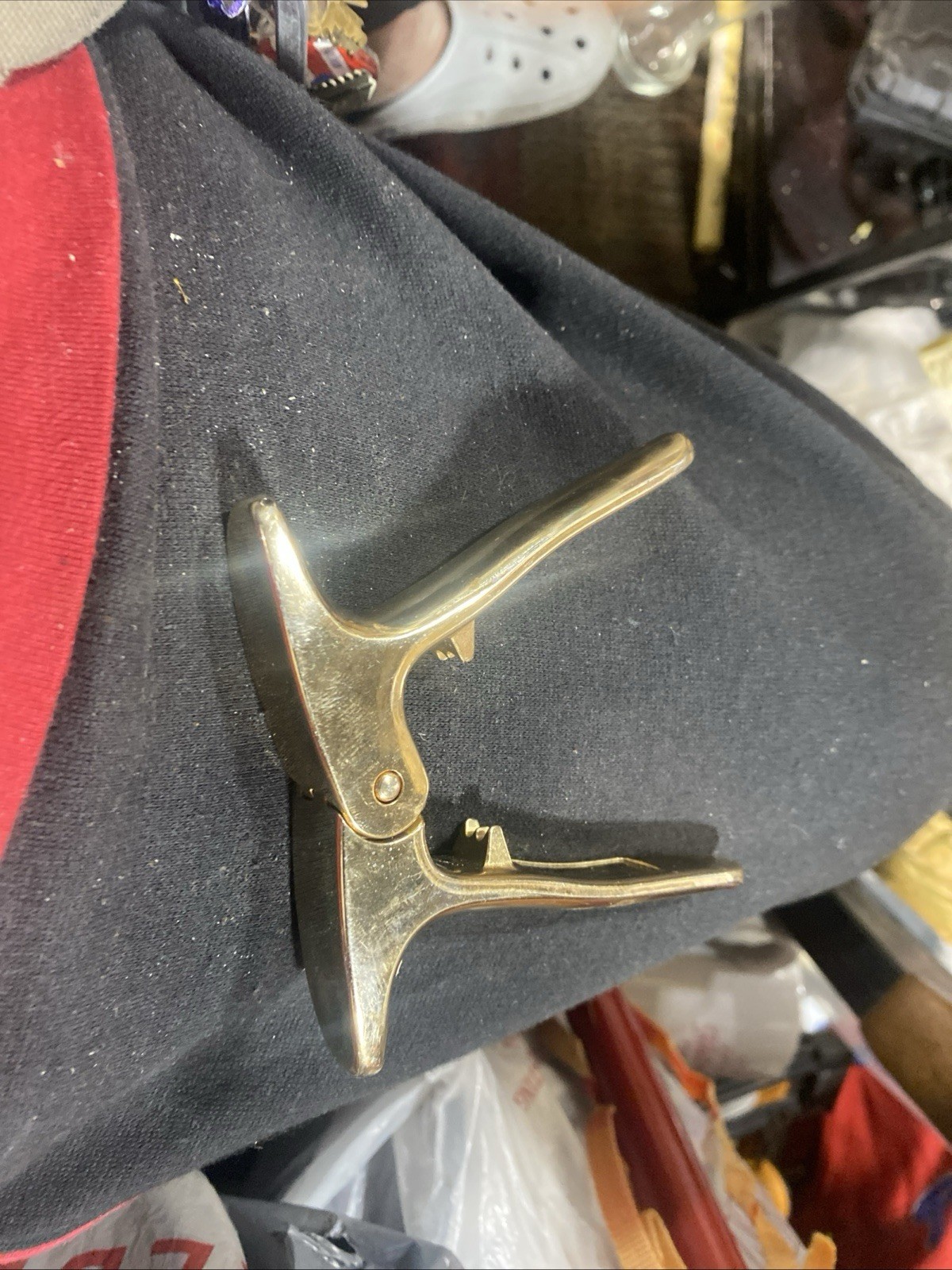 Vintage Gold Brass 'Champagne Key' Opener w/ Patent Number Vintage Gold Brass 'Champagne Key' Opener w/ Patent Number