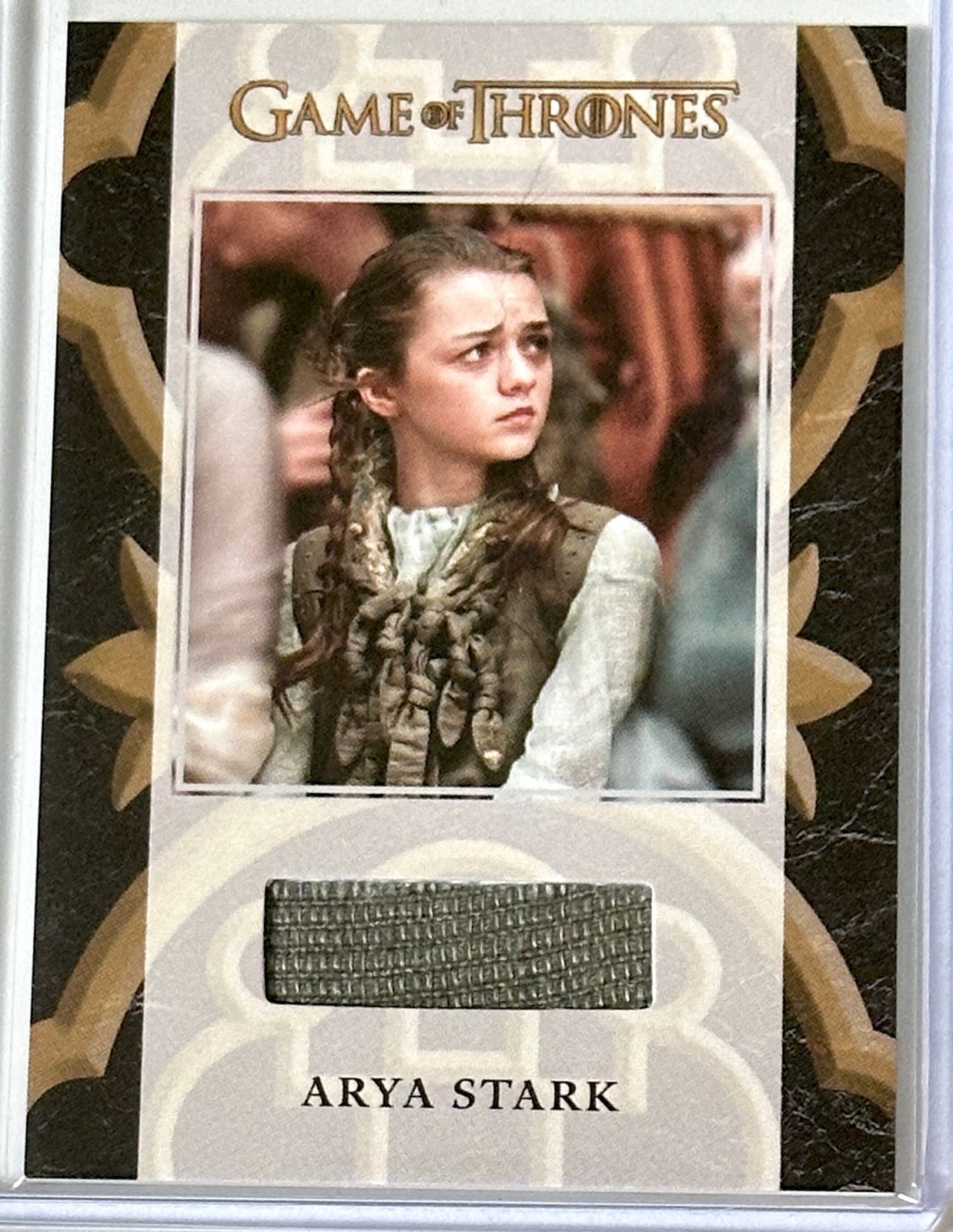Arya Stark, Game of Thrones Great Houses, Women of the Realm Relic WR2 Arya Stark, Game of Thrones Great Houses, Women of the Realm Relic WR2