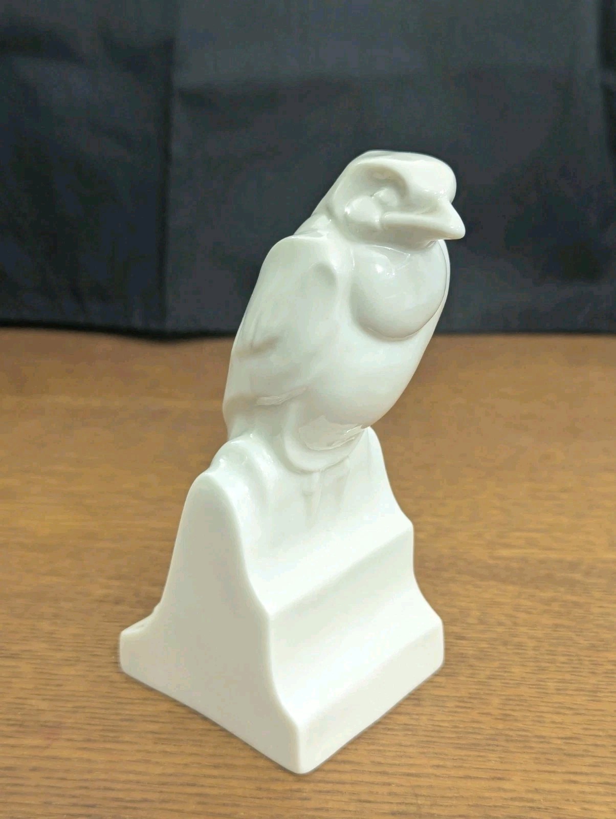 Mid Century Lenox Stylized Eagle On Pedestal Minimalist 5-3/4 Green Blue? Mark Mid Century Lenox Stylized Eagle On Pedestal Minimalist 5-3/4 Green Blue? Mark