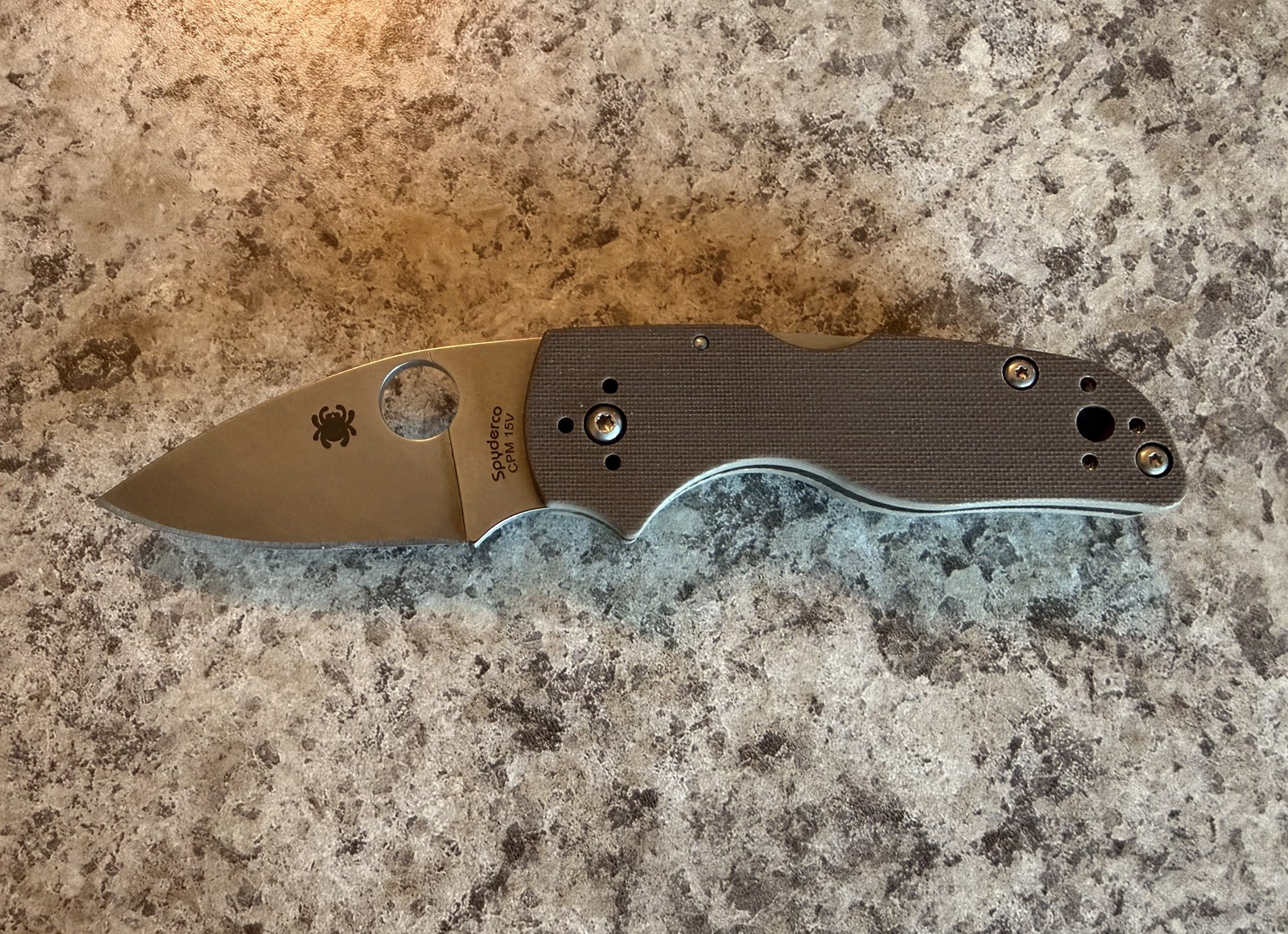 Spyderco Lil' Native LOCKBACK Sprint Run CPM-15V Blade Brown G10 C230MBGPBN15V Spyderco Lil' Native LOCKBACK Sprint Run CPM-15V Blade Brown G10 C230MBGPBN15V