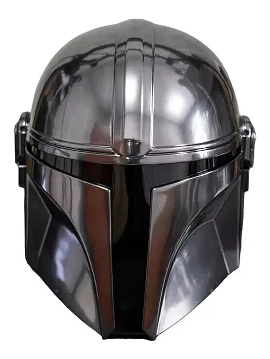 NEW THE MANDALORIAN COSPLAY PREMIUM STEEL HELMET REPLICA STAR WARS HALLOWEEN GIF NEW THE MANDALORIAN COSPLAY PREMIUM STEEL HELMET REPLICA STAR WARS HALLOWEEN GIF