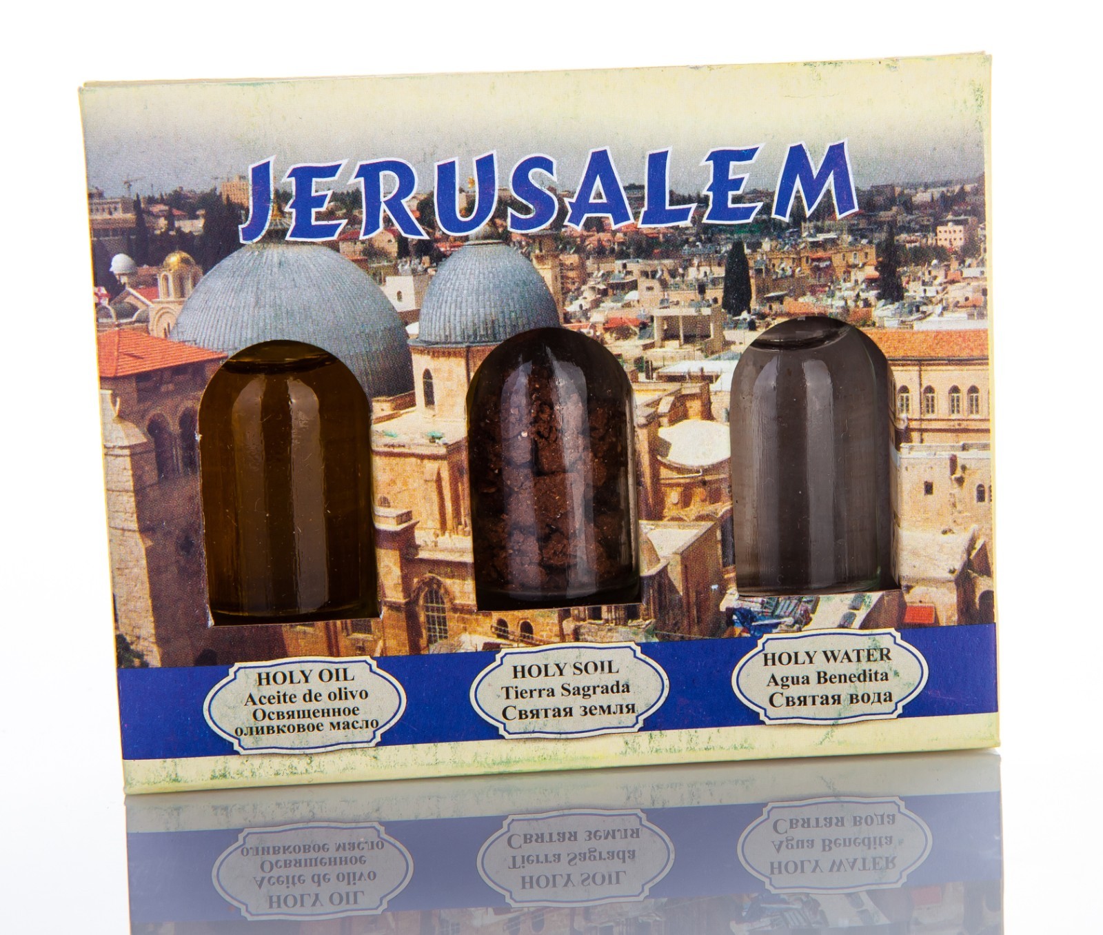 Holy Land Set of 3 : Holy Water, Oil and Soil Holy Land Set of 3 : Holy Water, Oil and Soil