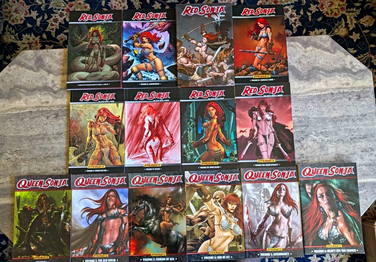 Dynamite Red Sonja Lot - She-Devil With a Sword & Queen Sonja Dynamite Red Sonja Lot - She-Devil With a Sword & Queen Sonja