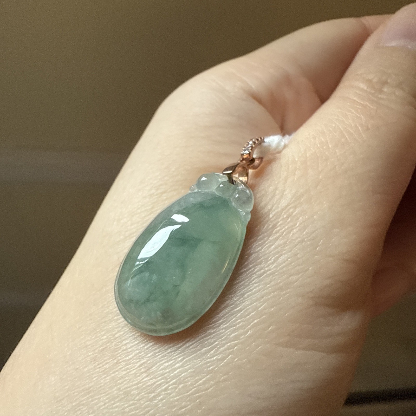 Certified Untreated Grade A Genuine Jadeite 天然翡翠 冰种绿坠 Real S925 Clasp Certified Untreated Grade A Genuine Jadeite 天然翡翠 冰种绿坠 Real S925 Clasp