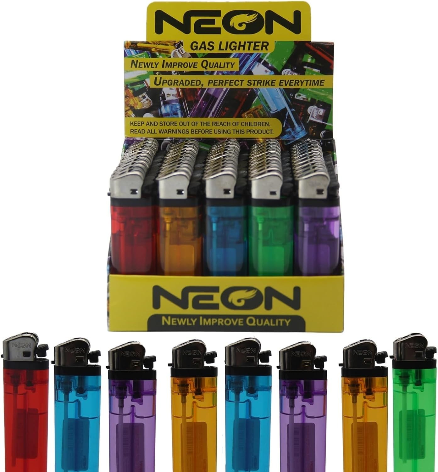 Neon Disposable Lighters 100ct Bulk Cheap Cigarette Pocket Lighters Wholesale Lo Neon Disposable Lighters 100ct Bulk Cheap Cigarette Pocket Lighters Wholesale Lo