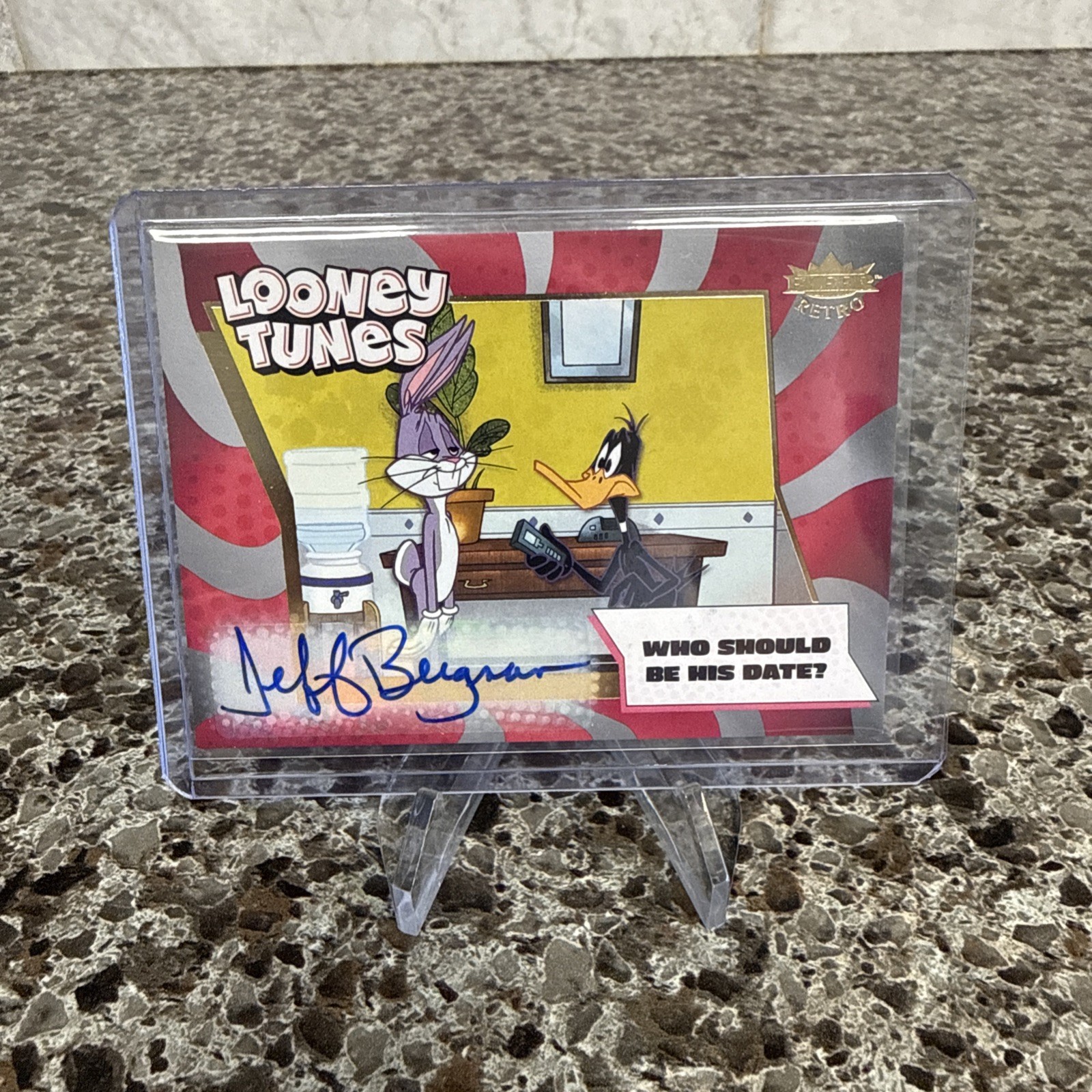 2024 Fleer Retro Looney Tunes Daffy Duck Jeff Bergman Auto #85 2024 Fleer Retro Looney Tunes Daffy Duck Jeff Bergman Auto #85