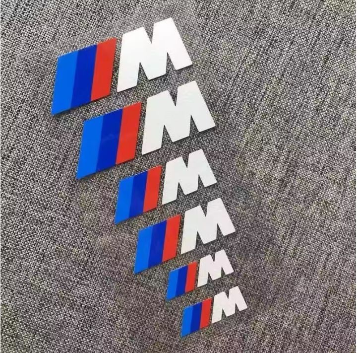 6pcs Car Brake Caliper Sticker Heat Resistant Decals for -BMW- 6pcs Car Brake Caliper Sticker Heat Resistant Decals for -BMW-