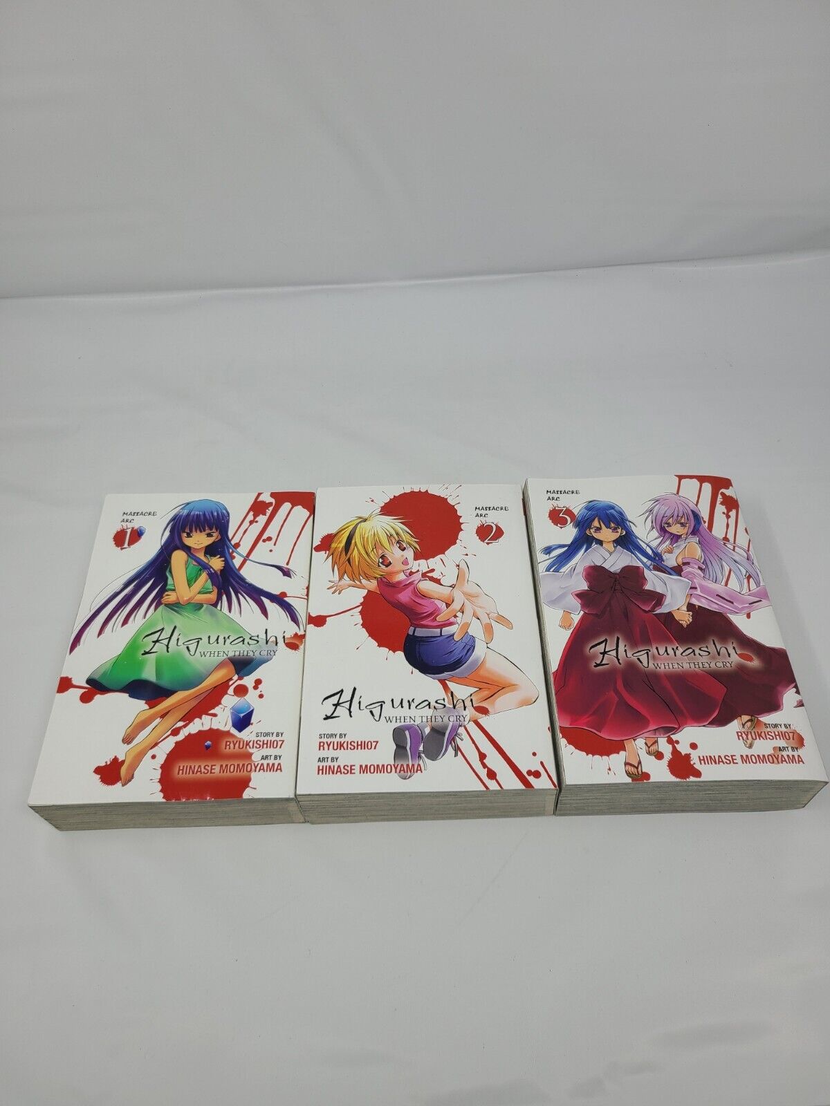 Higurashi When They Cry: Massacre Arc, Vol. 1-3 English Manga