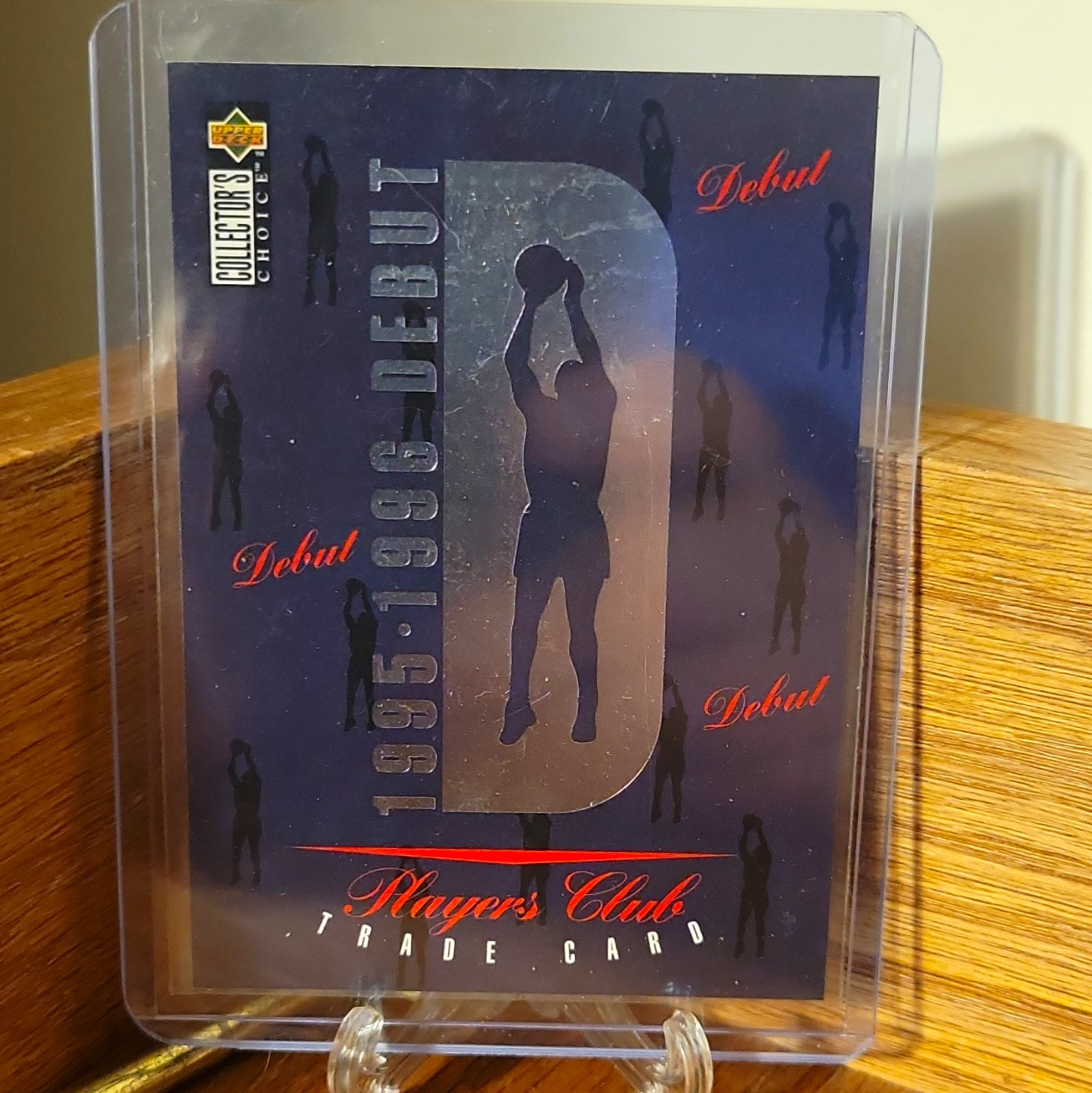 Upper Deck Collector's Choice 1995-96 NBA Players Club Debut Trade Card Promo Upper Deck Collector's Choice 1995-96 NBA Players Club Debut Trade Card Promo